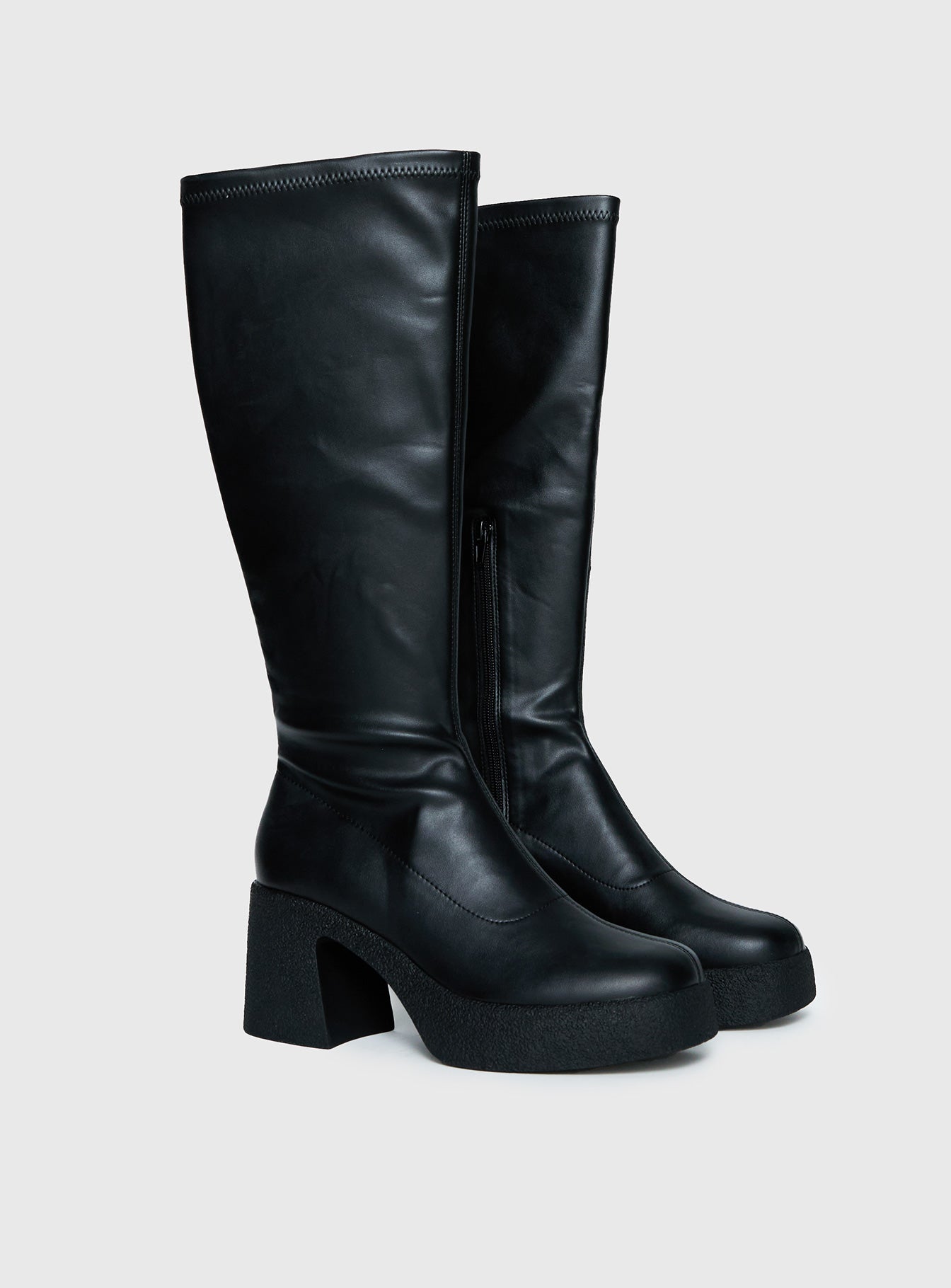 Westcott Knee High Boots Black - Image 2