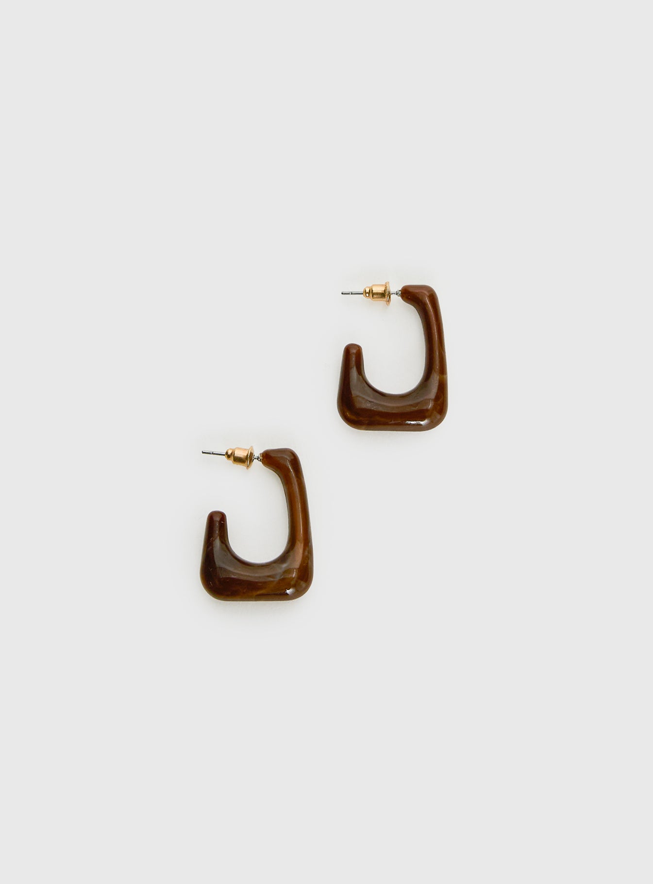 Marnee Earrings Brown - Image 3