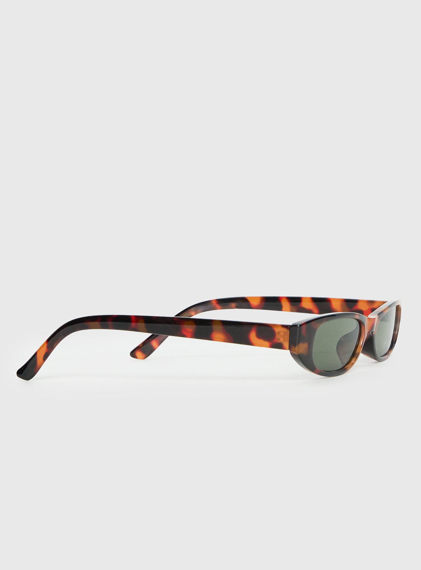 Bowery Slim Sunglasses Tort / Green - Image 3