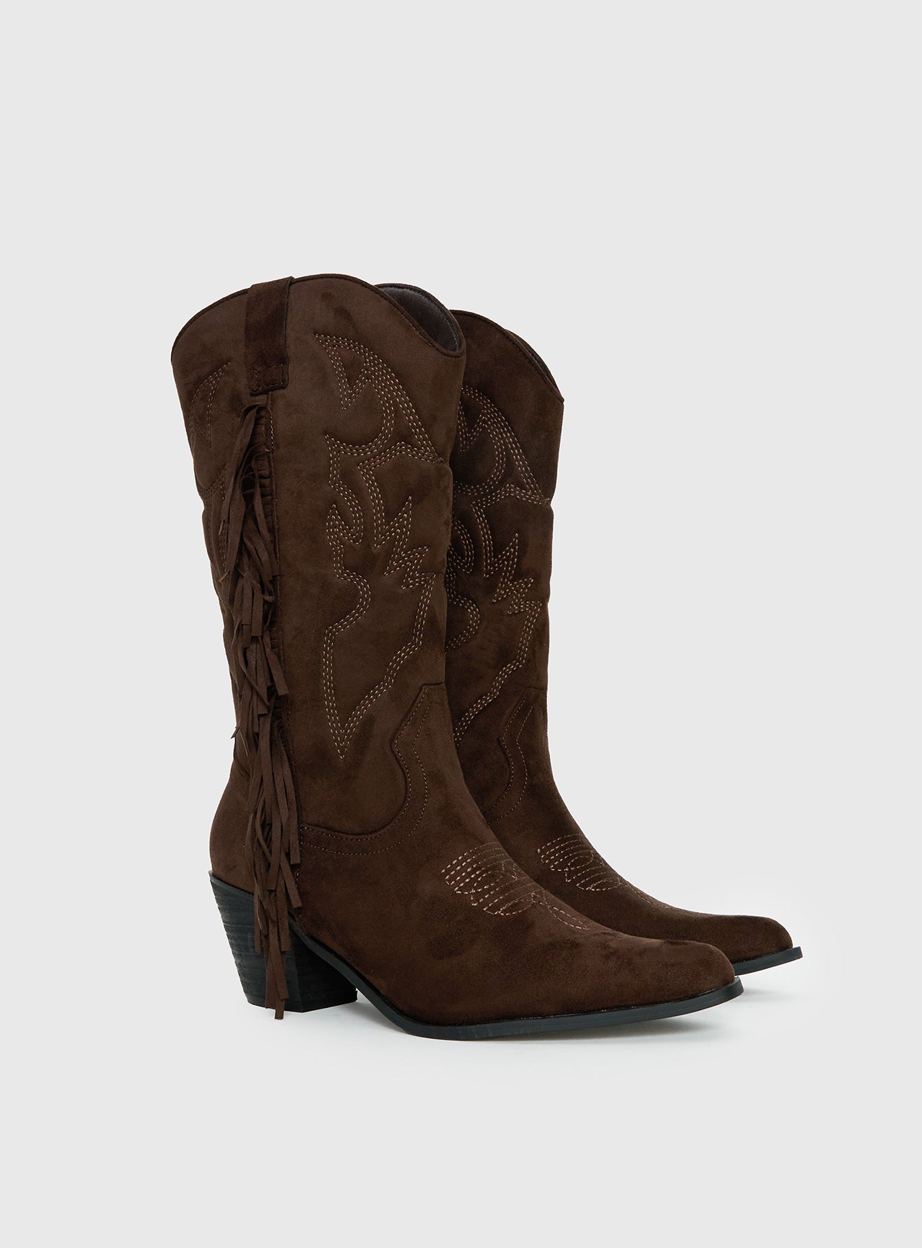 Therapy Chaos Cowboy Boots Brown - Image 2