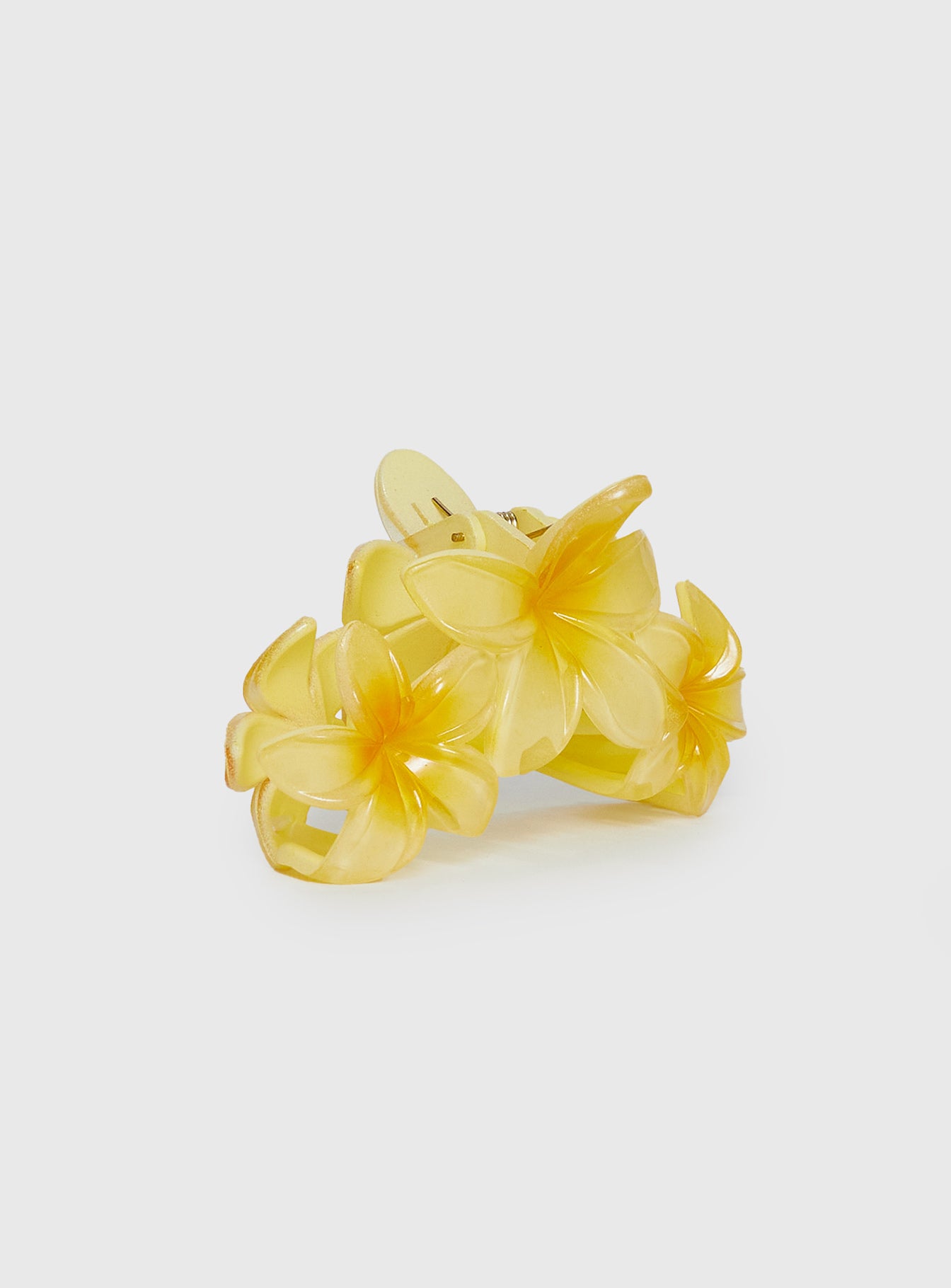 Chianti Frangipani Claw Clip Yellow - Image 3