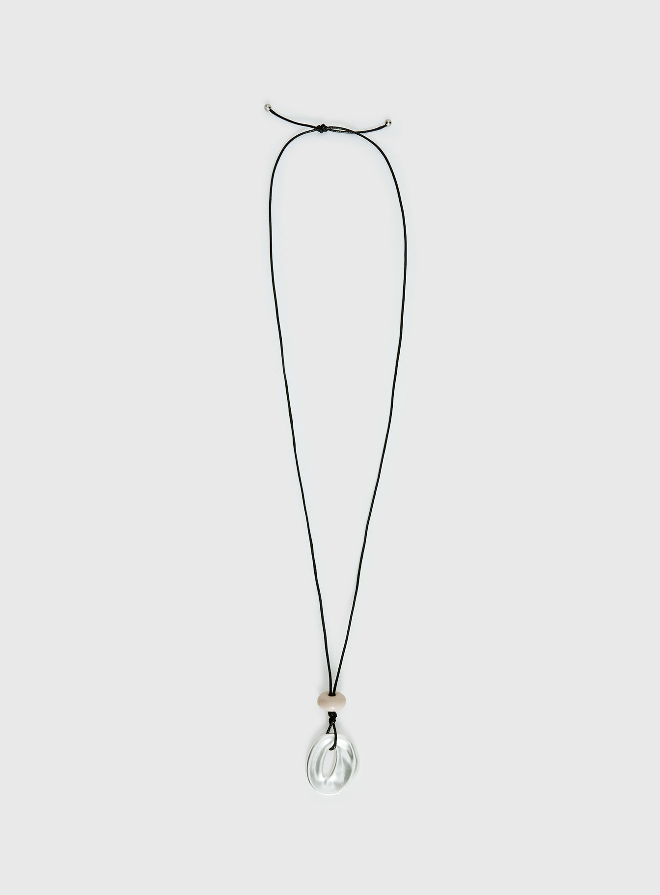 Notting Hill Long Necklace Silver - Image 3