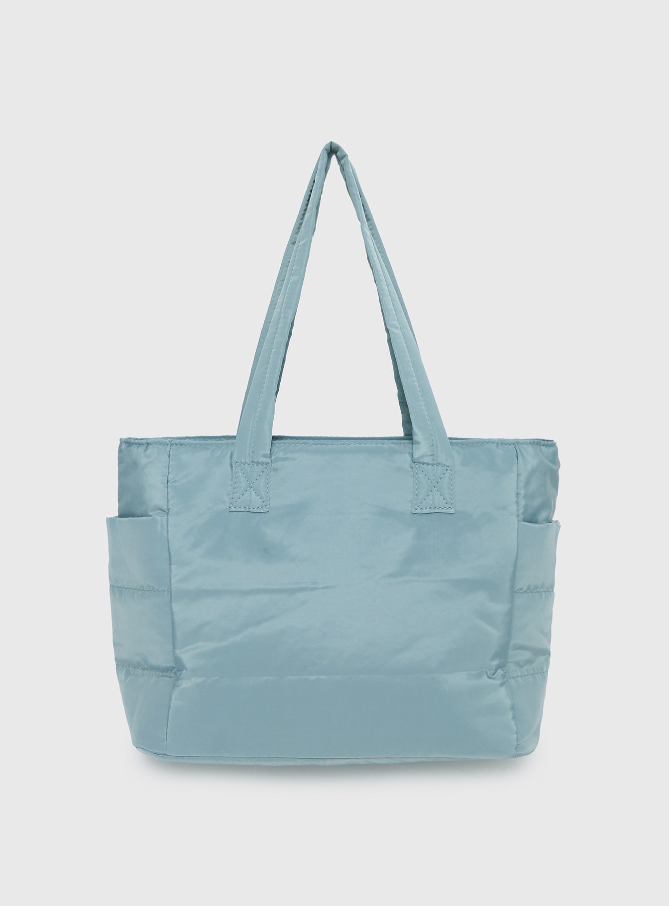 Delicacy Puff Tote Bag Blue - Image 3