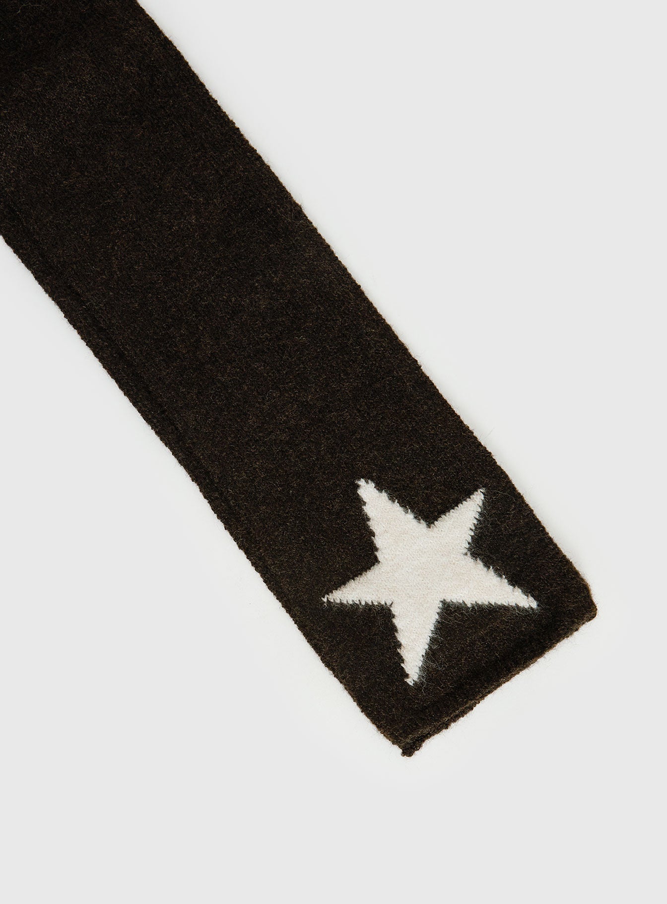 Abelia Star Graphic Scarf Brown / Cream - Image 3
