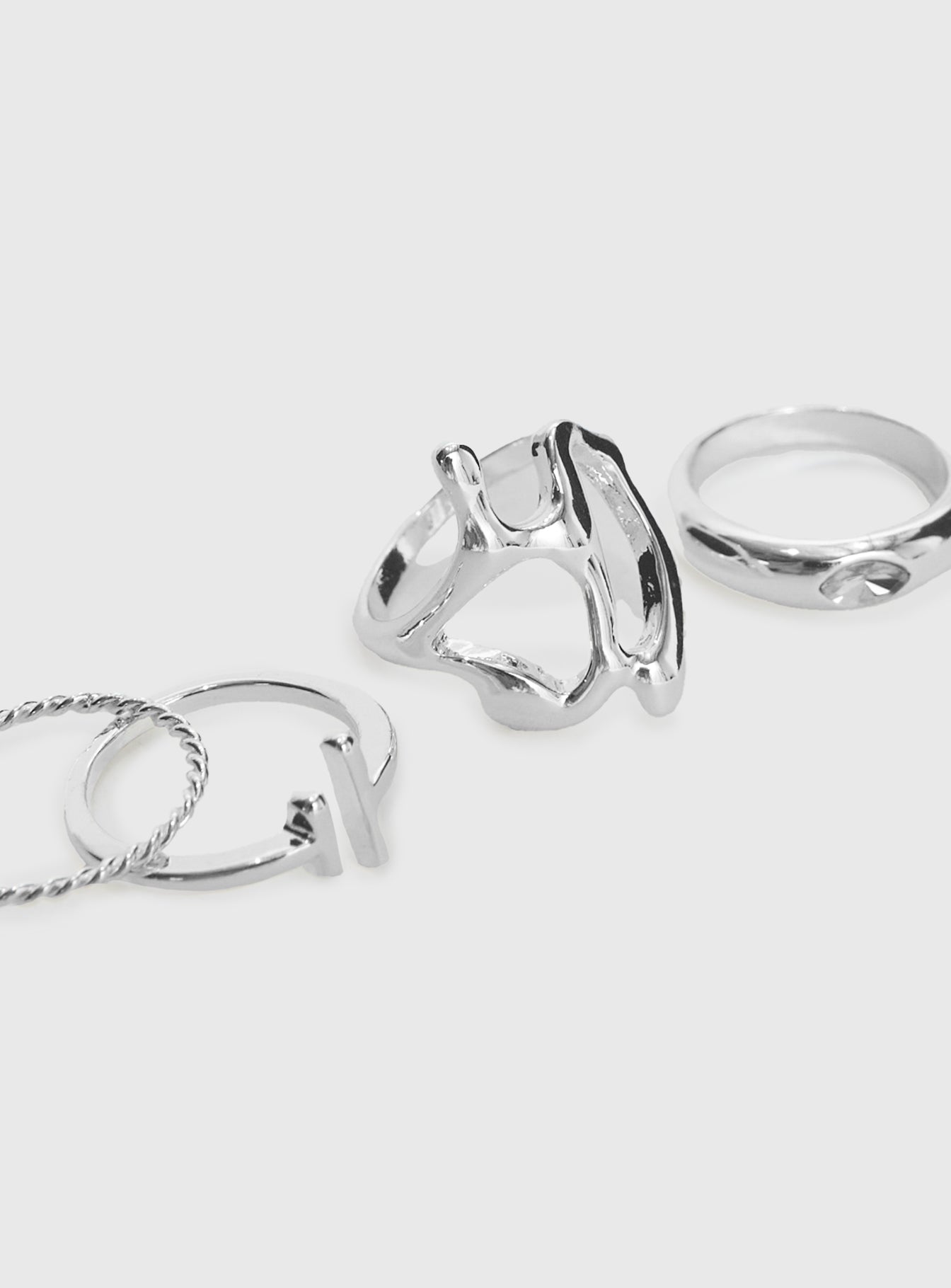 Better Together Ring Set Silver - Image 3