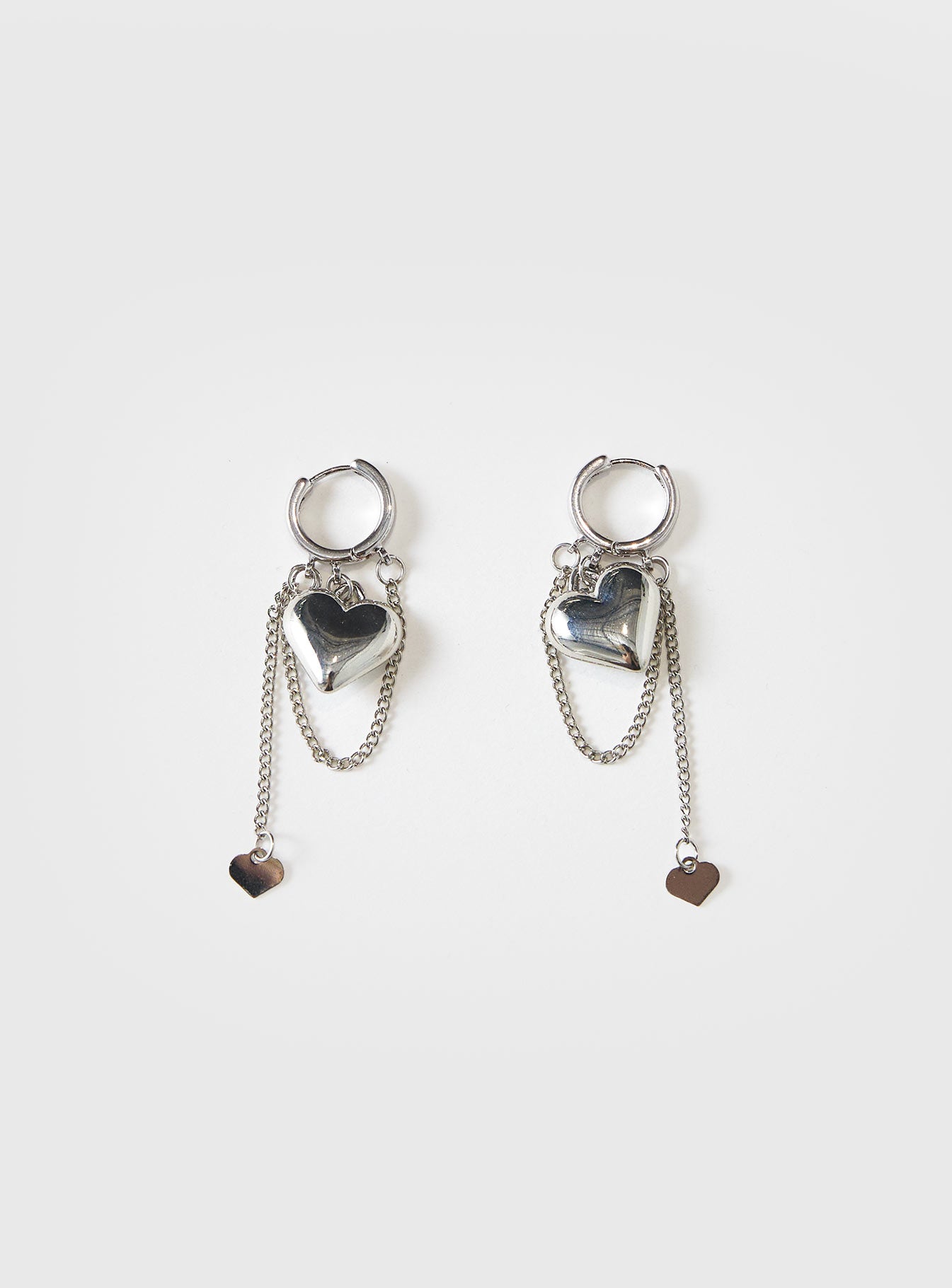 We Found Love Earrings Silver - Image 3
