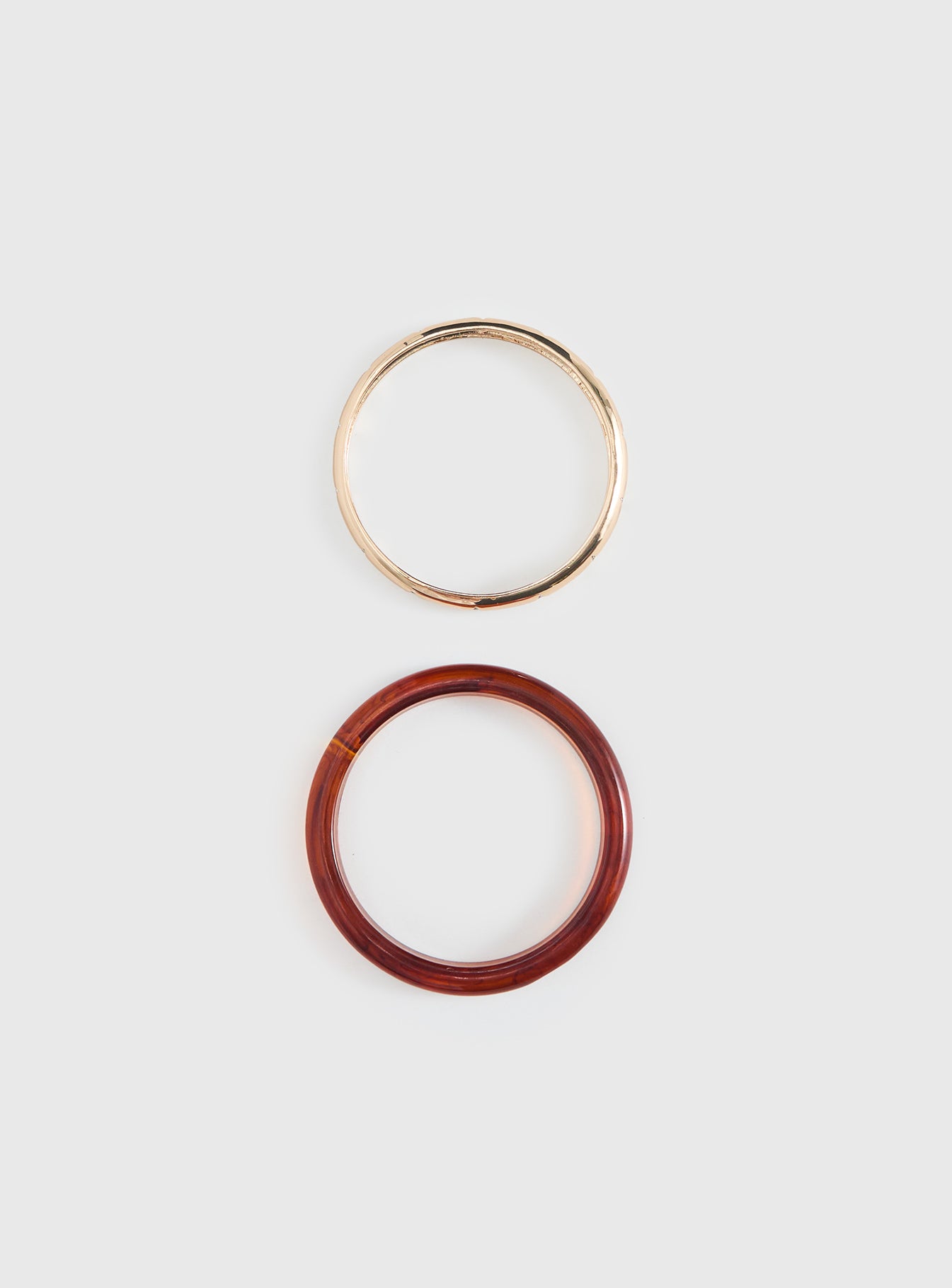 Rhi Rhi Diamante Resin Cuff Pack Brown / Gold - Image 3