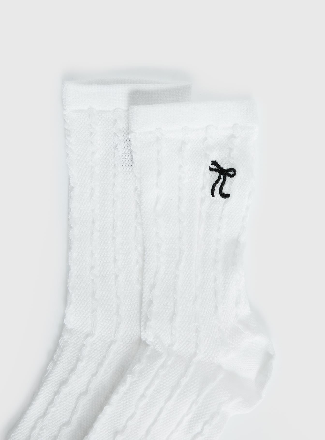 Introduction Cable Knit Socks Cream - Image 3