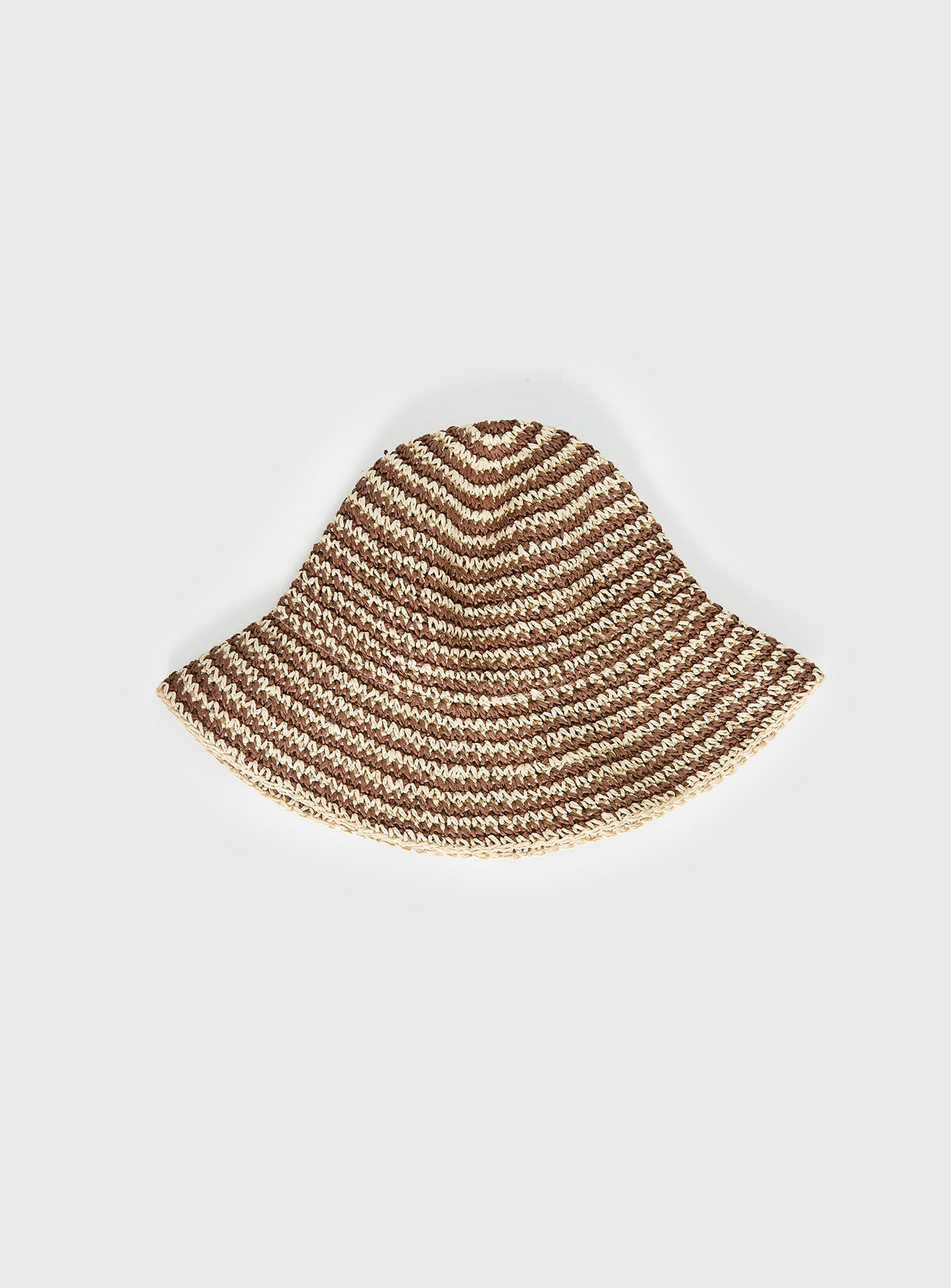 Celestea Woven Bucket Hat Tan / Brown - Image 3