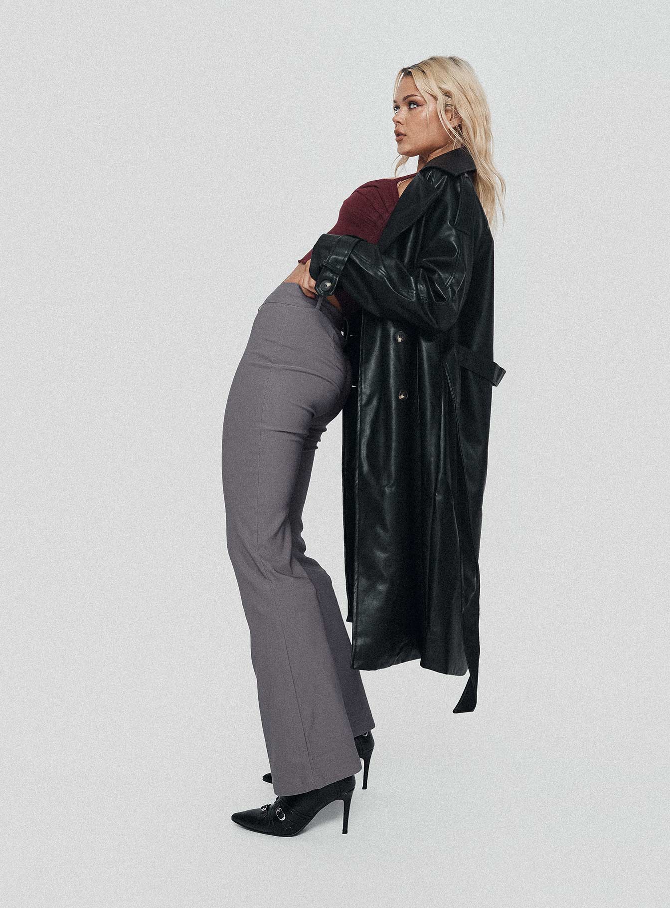 Kinkirk Flared Pants Grey Tall - Image 3