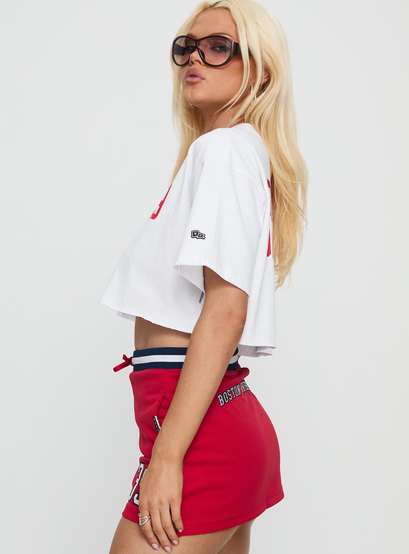 Boston University Track Top White - Image 4