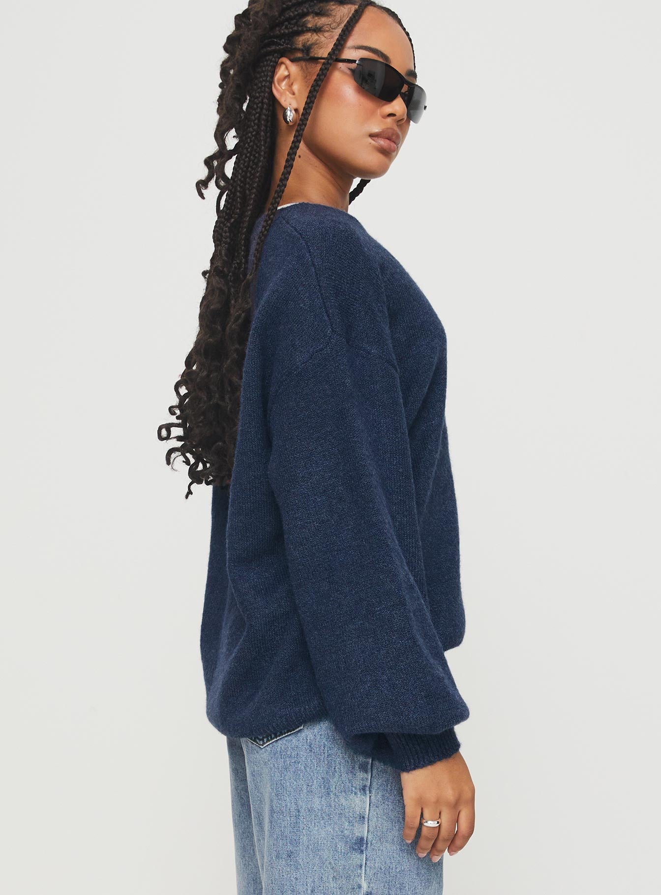 Ryanna Sweater Navy - Image 4