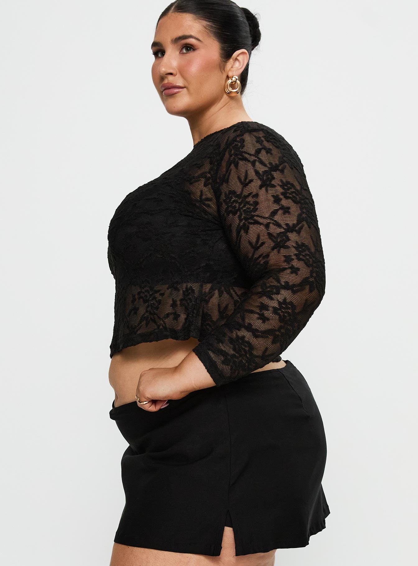 Martine Sheer Top Black Curve - Image 4