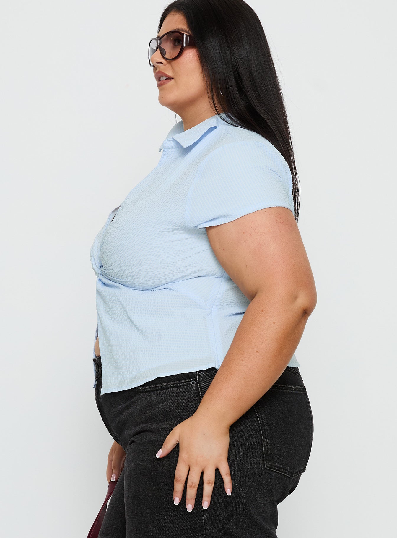 Lover Blues Twist Top Blue Curve - Image 4