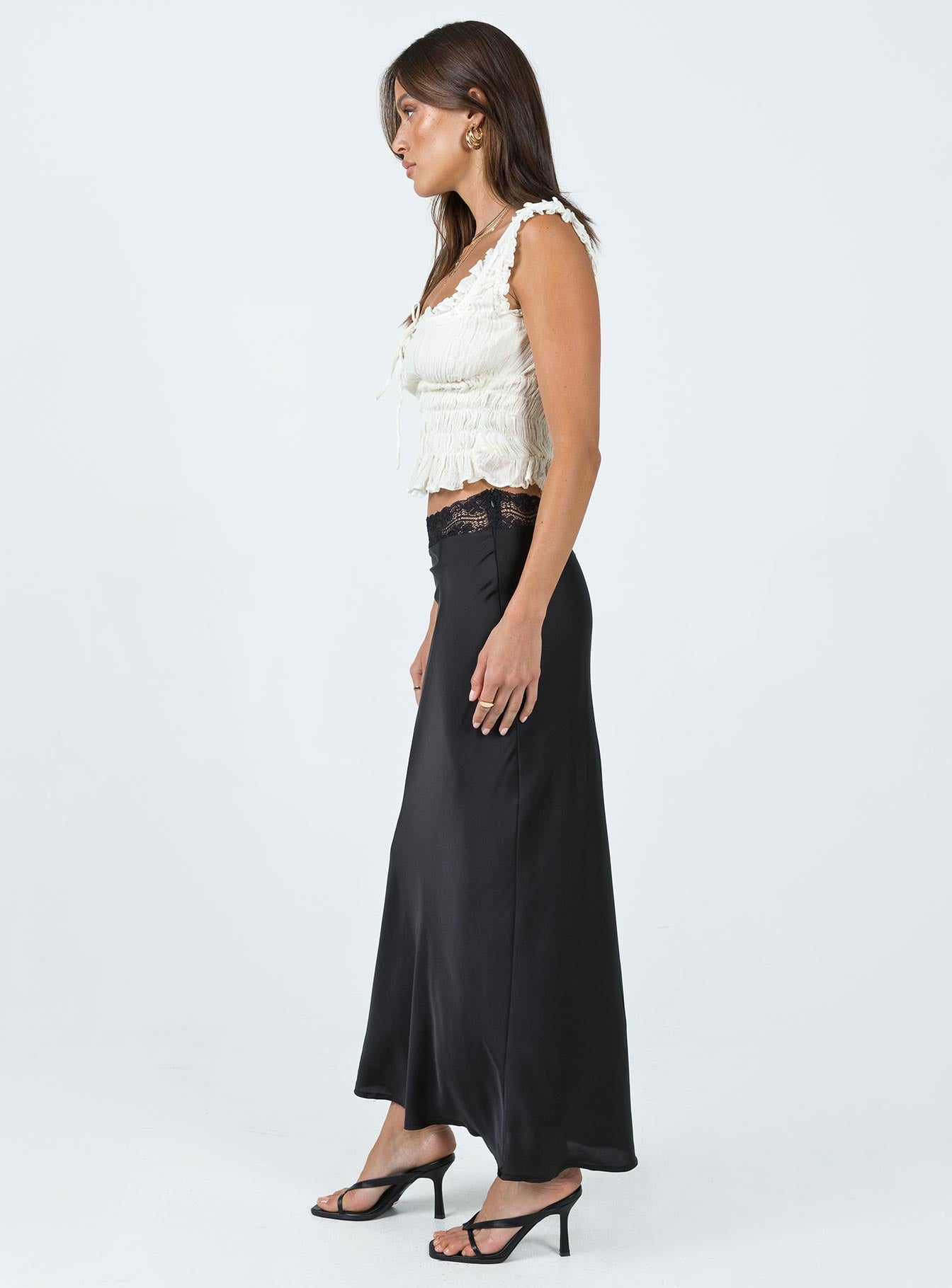 The Charmaine Maxi Skirt Black - Image 5
