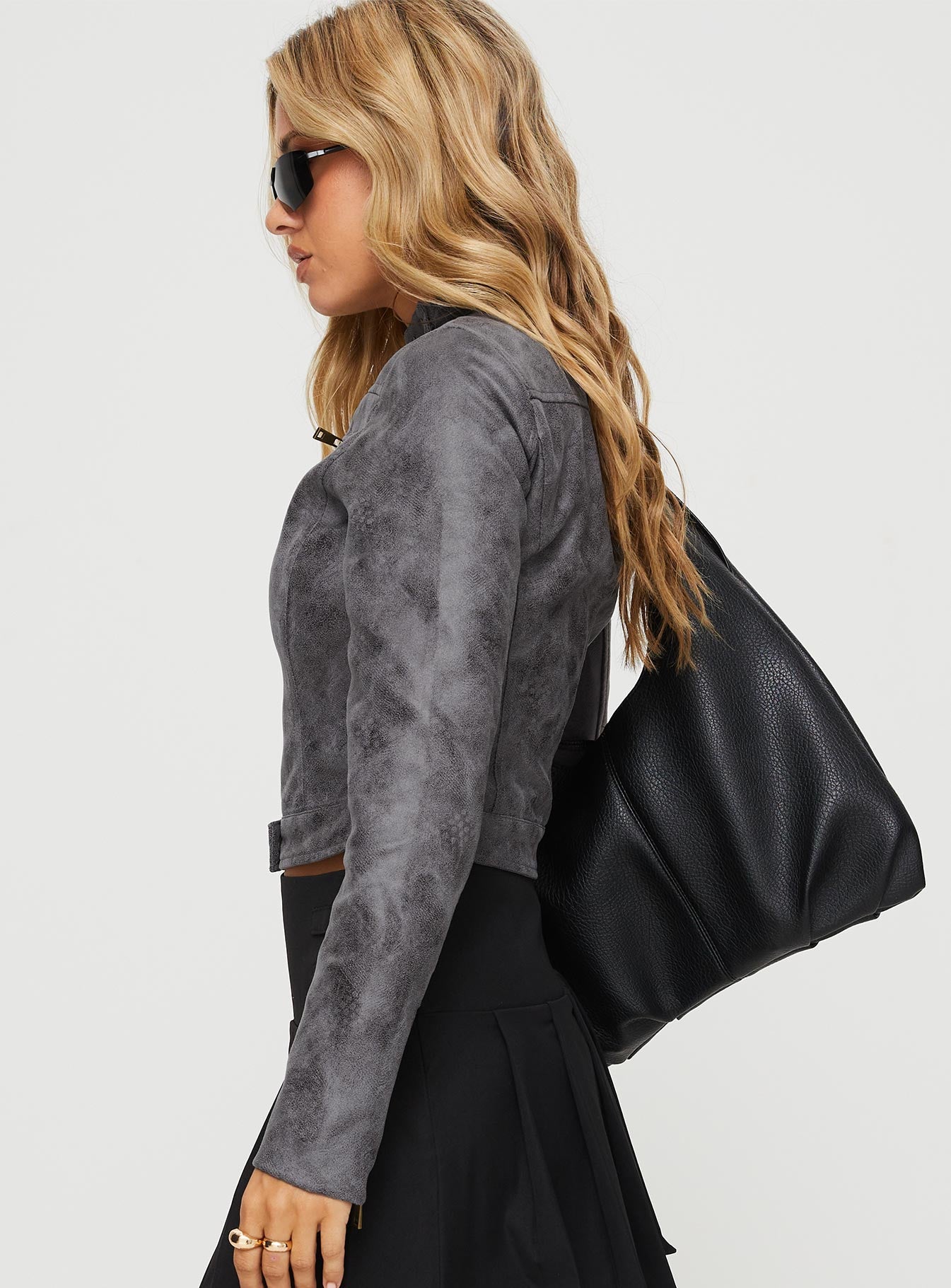 Bella Moto Jacket Charcoal - Image 4