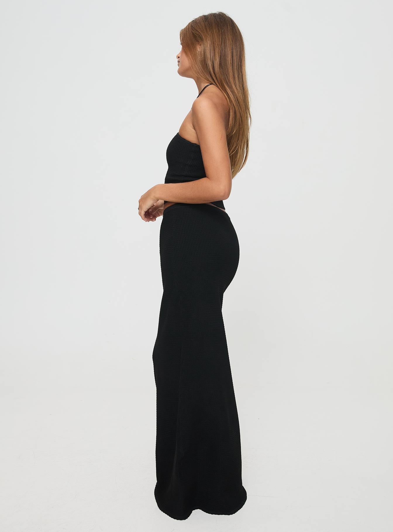 Just Like That Maxi Skirt Black - Image 4