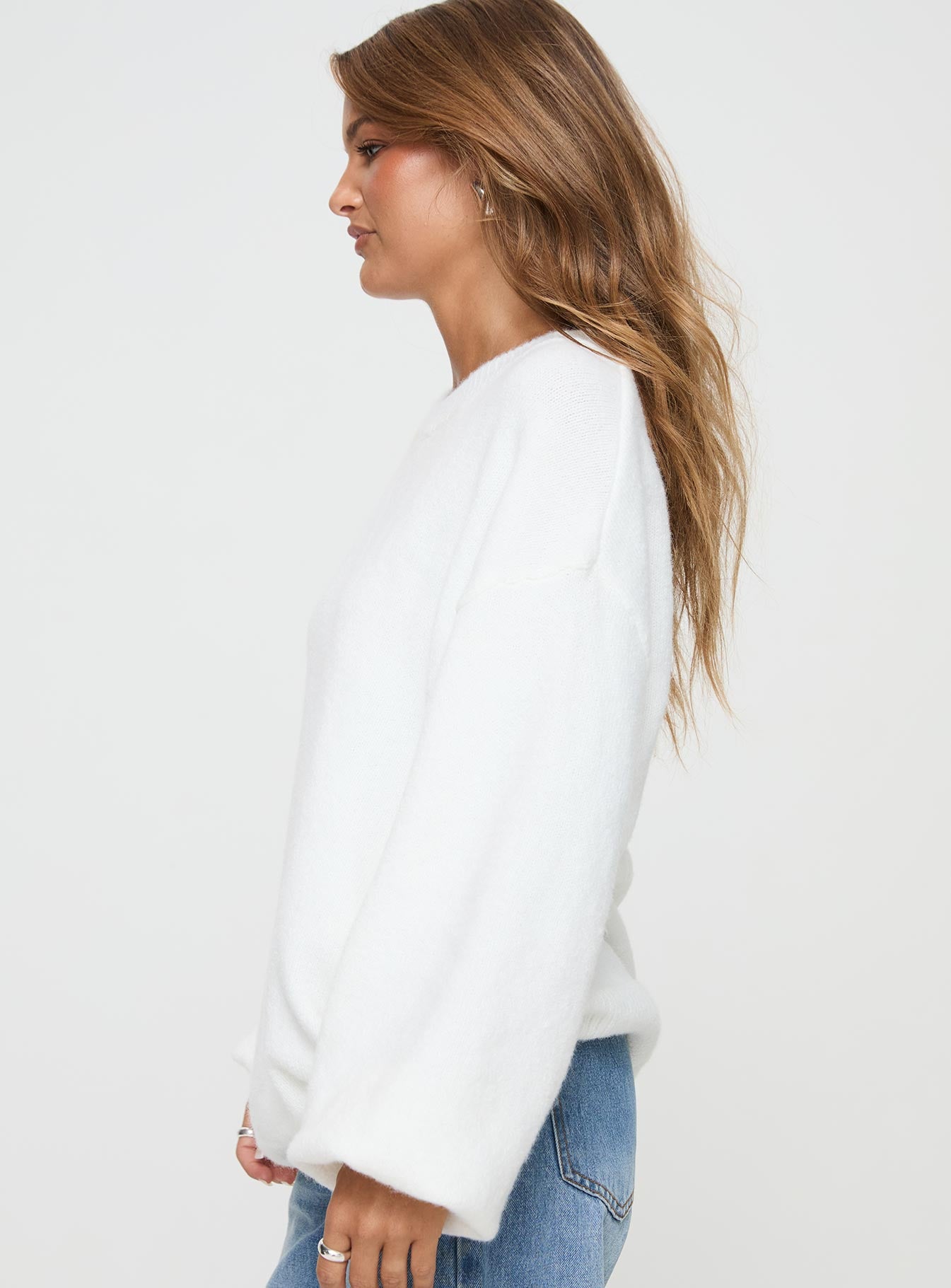 Ryanna Sweater White - Image 4