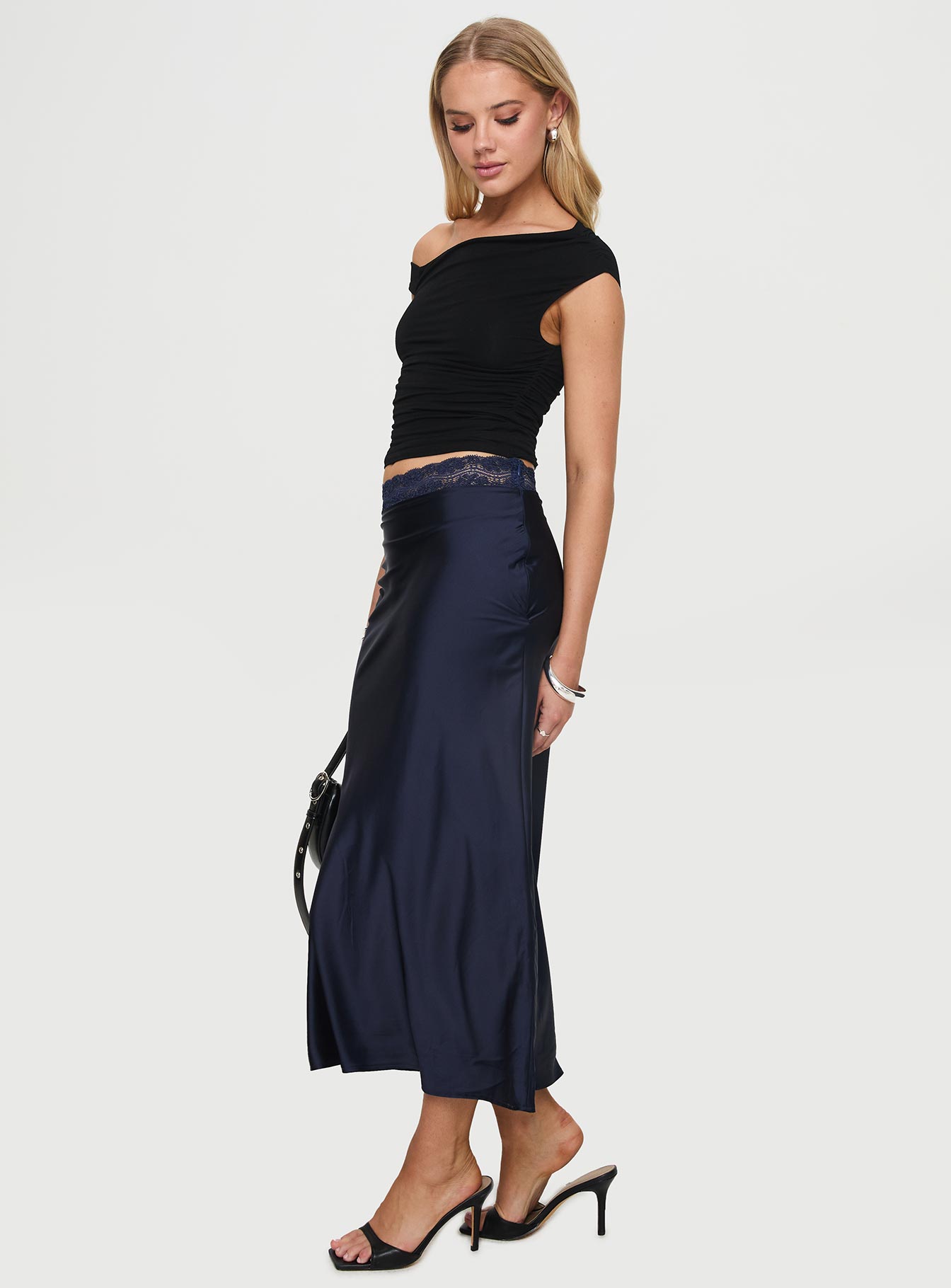 The Charmaine Maxi Skirt Navy - Image 4