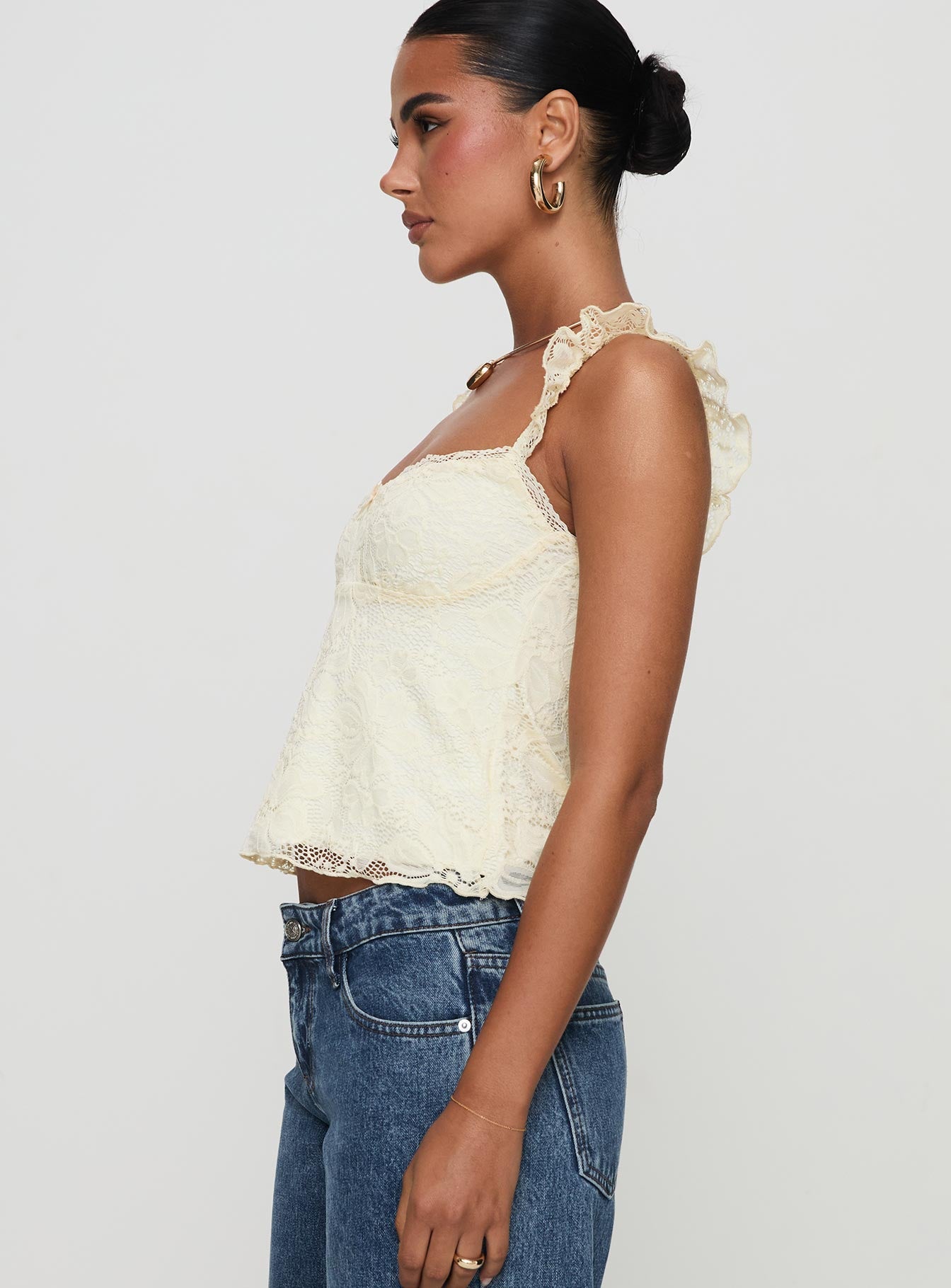 Madaleine Lace Top Cream - Image 4