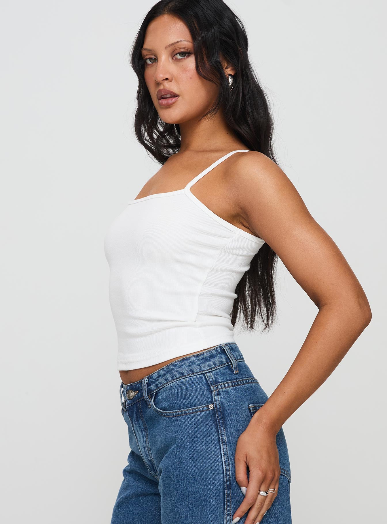 Baseline Rib Top White - Image 4