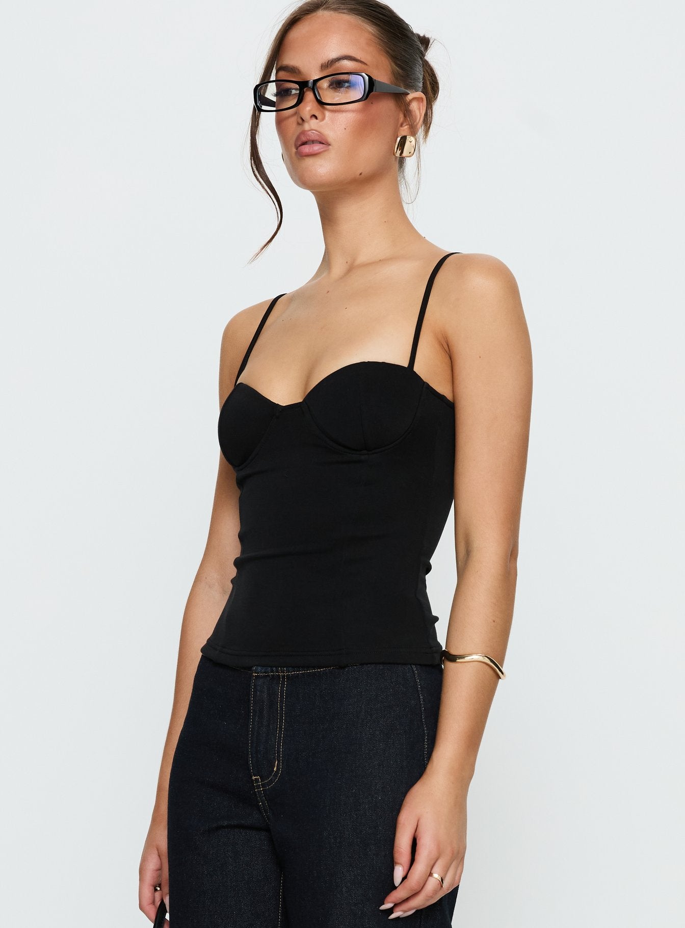 Anataza Underwire Top Black - Image 4