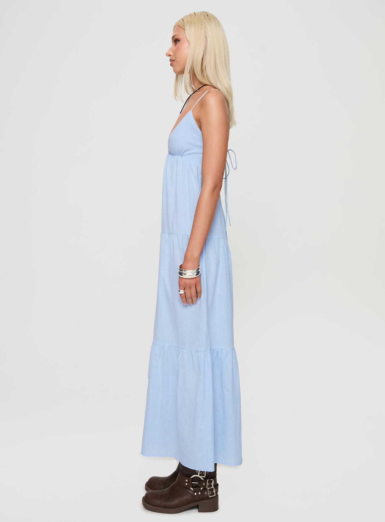 Chelsea Maxi Dress Blue - Image 4