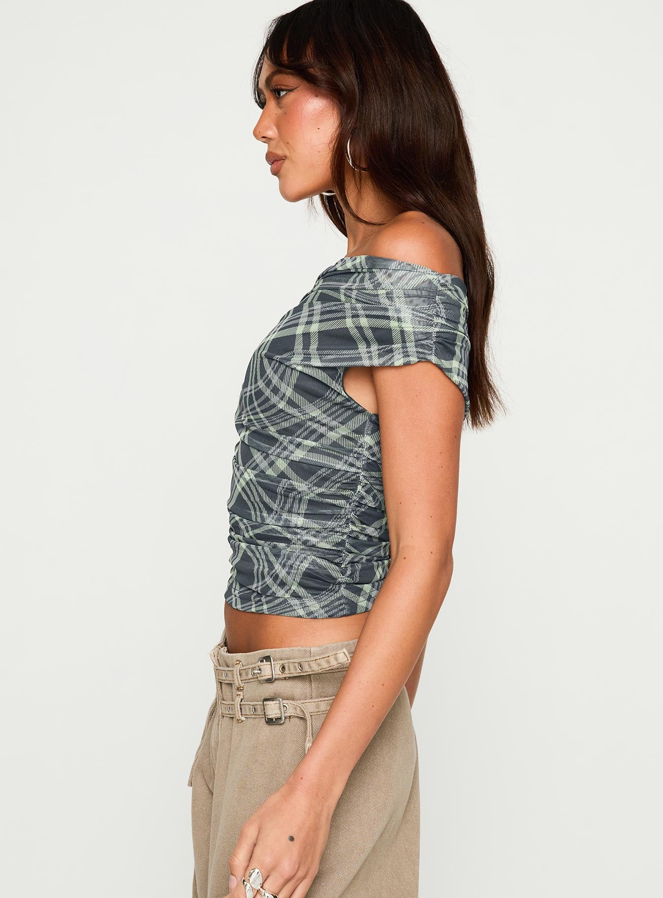 Sweet Embrace Off Shoulder Top Multi - Image 4