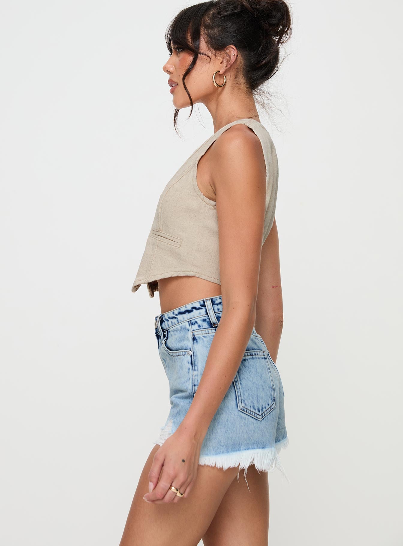 Anne Denim Shorts - Image 4