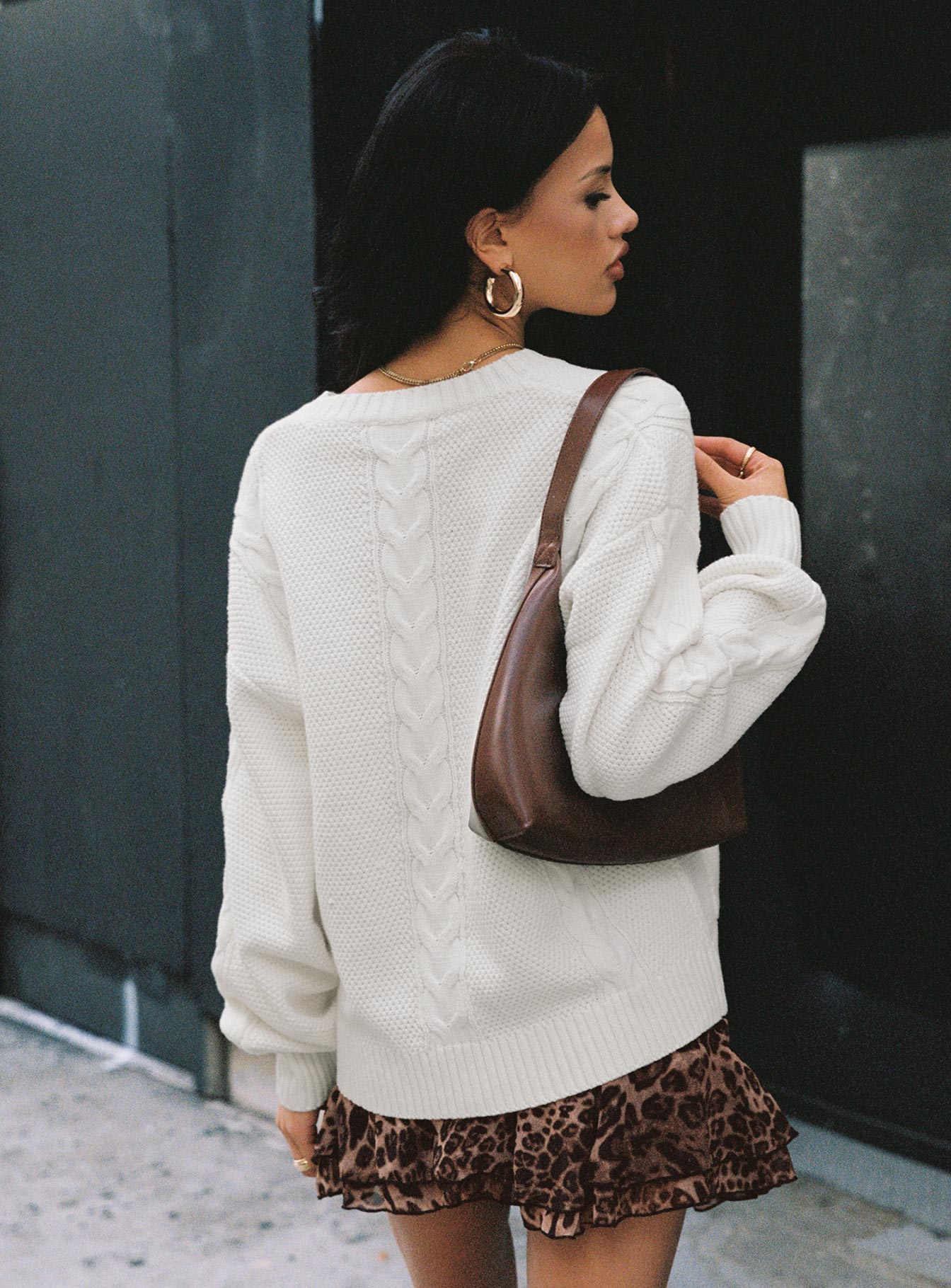 Luned Mini Skirt Leopard Tall - Image 9