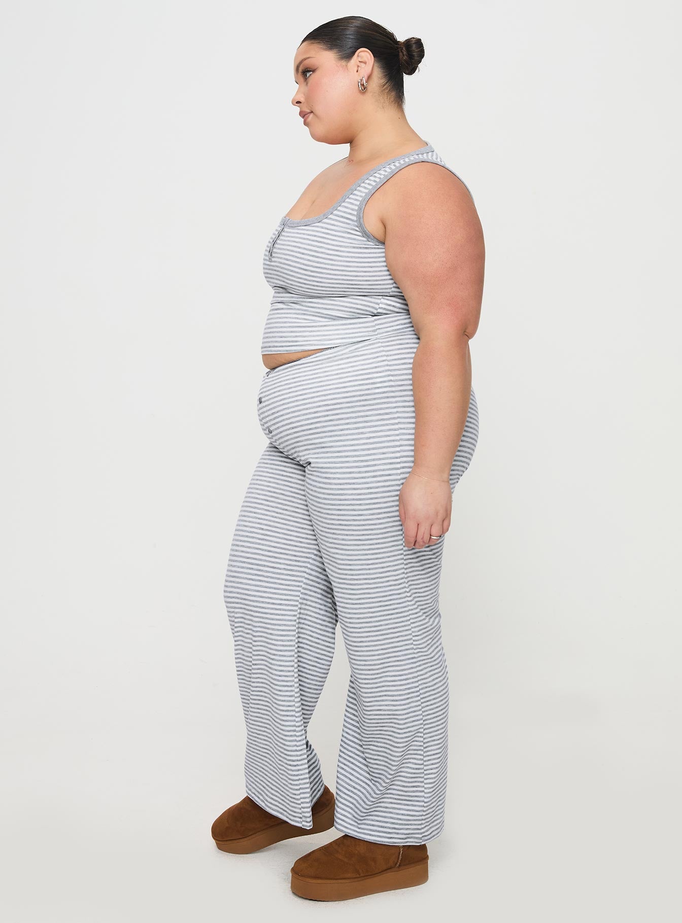 Waffles Stripe Sleep Set Multi Curve - Image 4