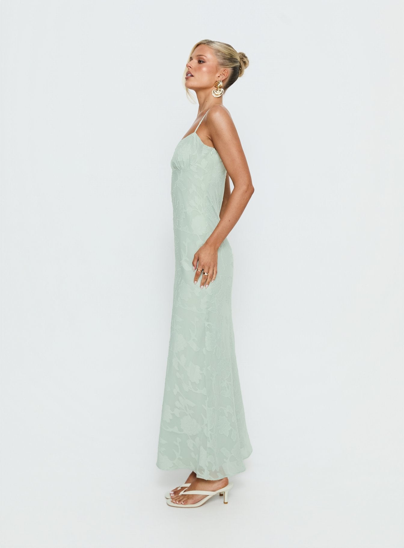 Avienna Maxi Dress Sage Burnout - Image 4