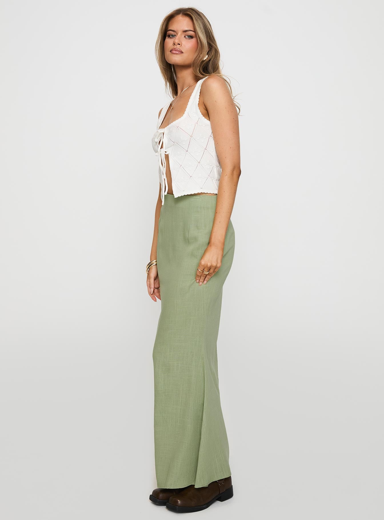 Giulia Knit Top White - Image 3
