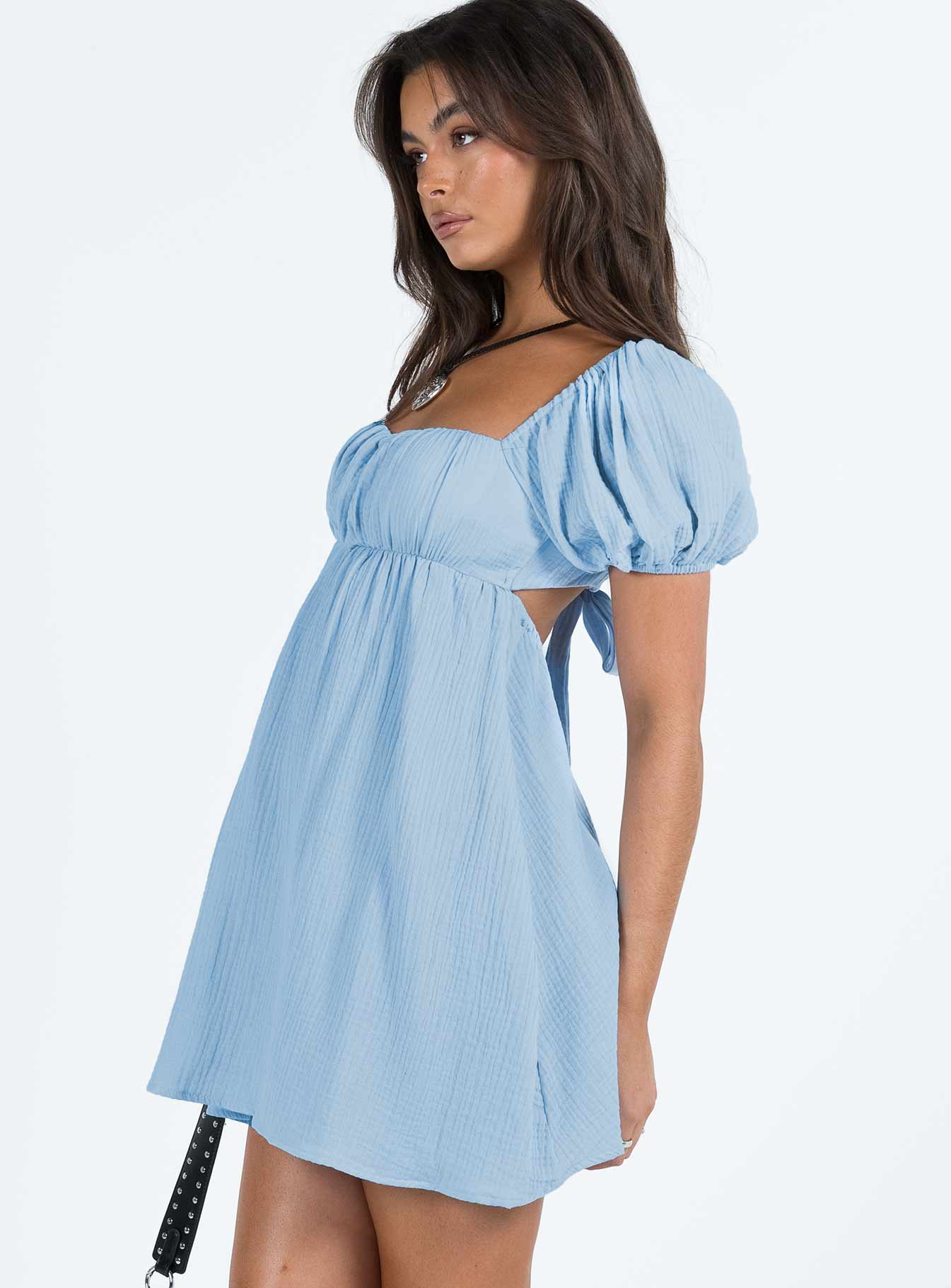 Let's Dance Mini Dress Blue - Image 4