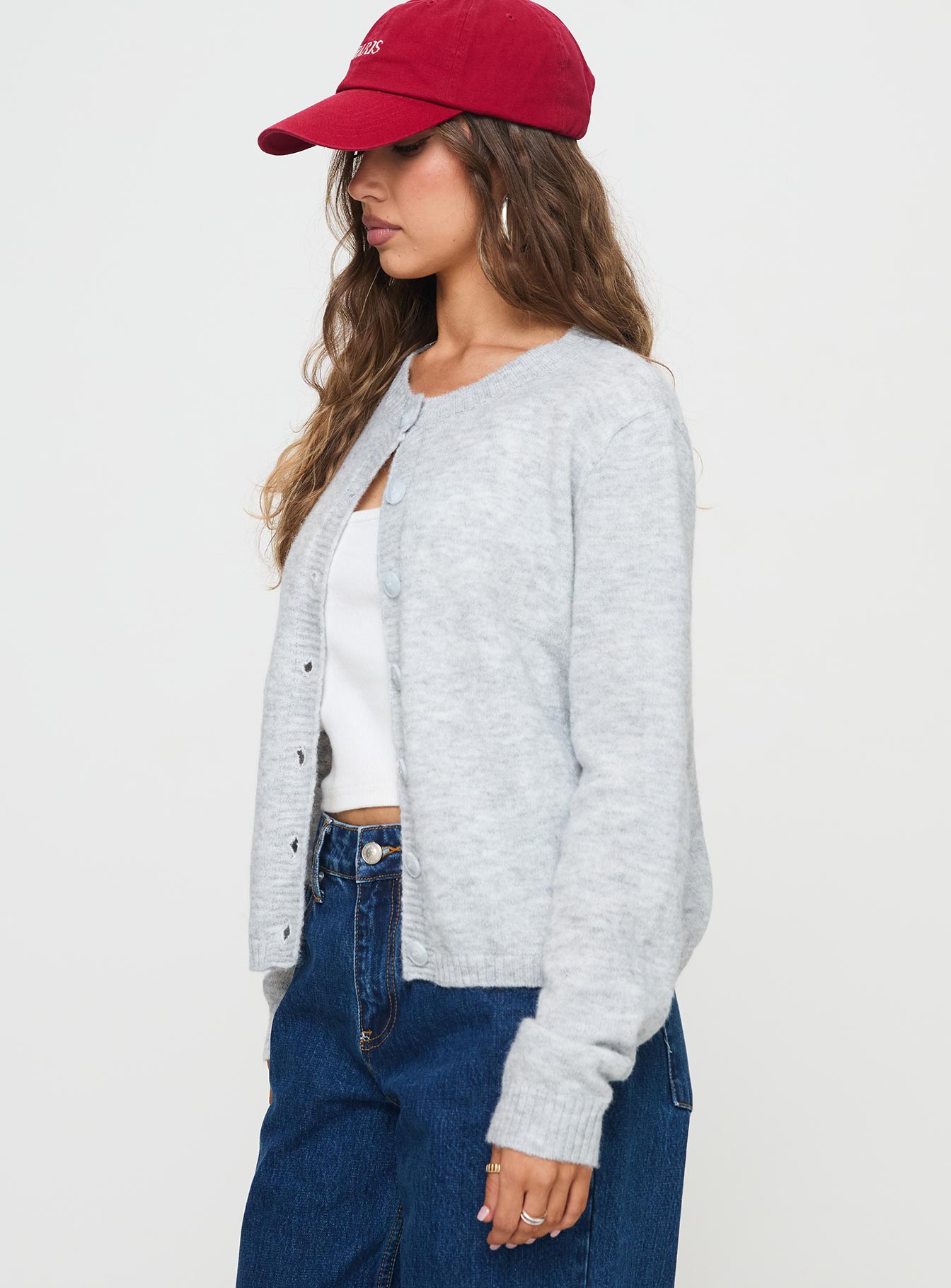 Denmark Cardigan Grey - Image 4