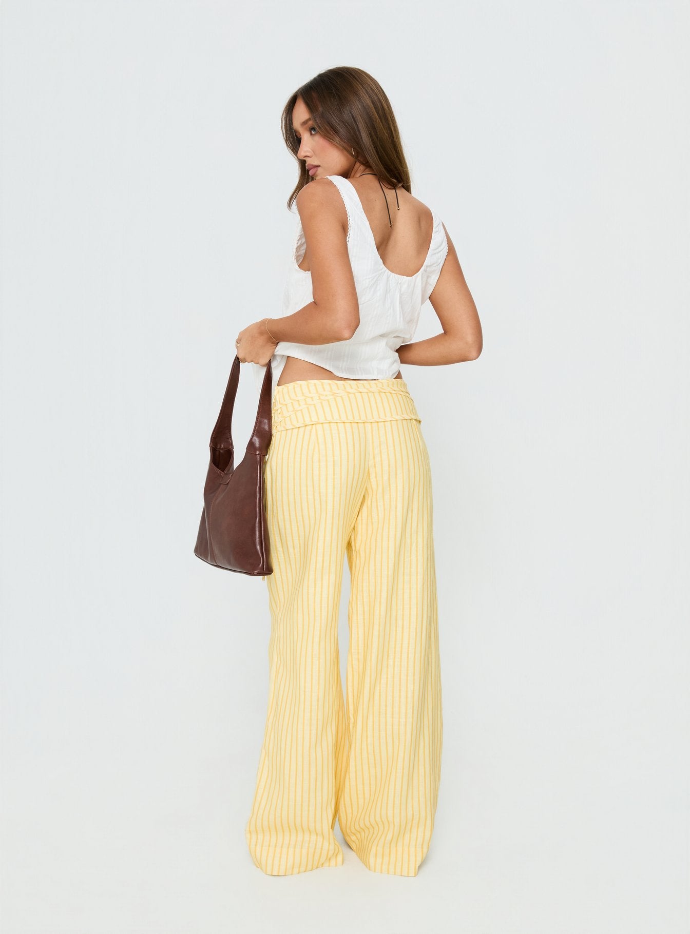 Silver Moon Pants Yellow Stripe - Image 4