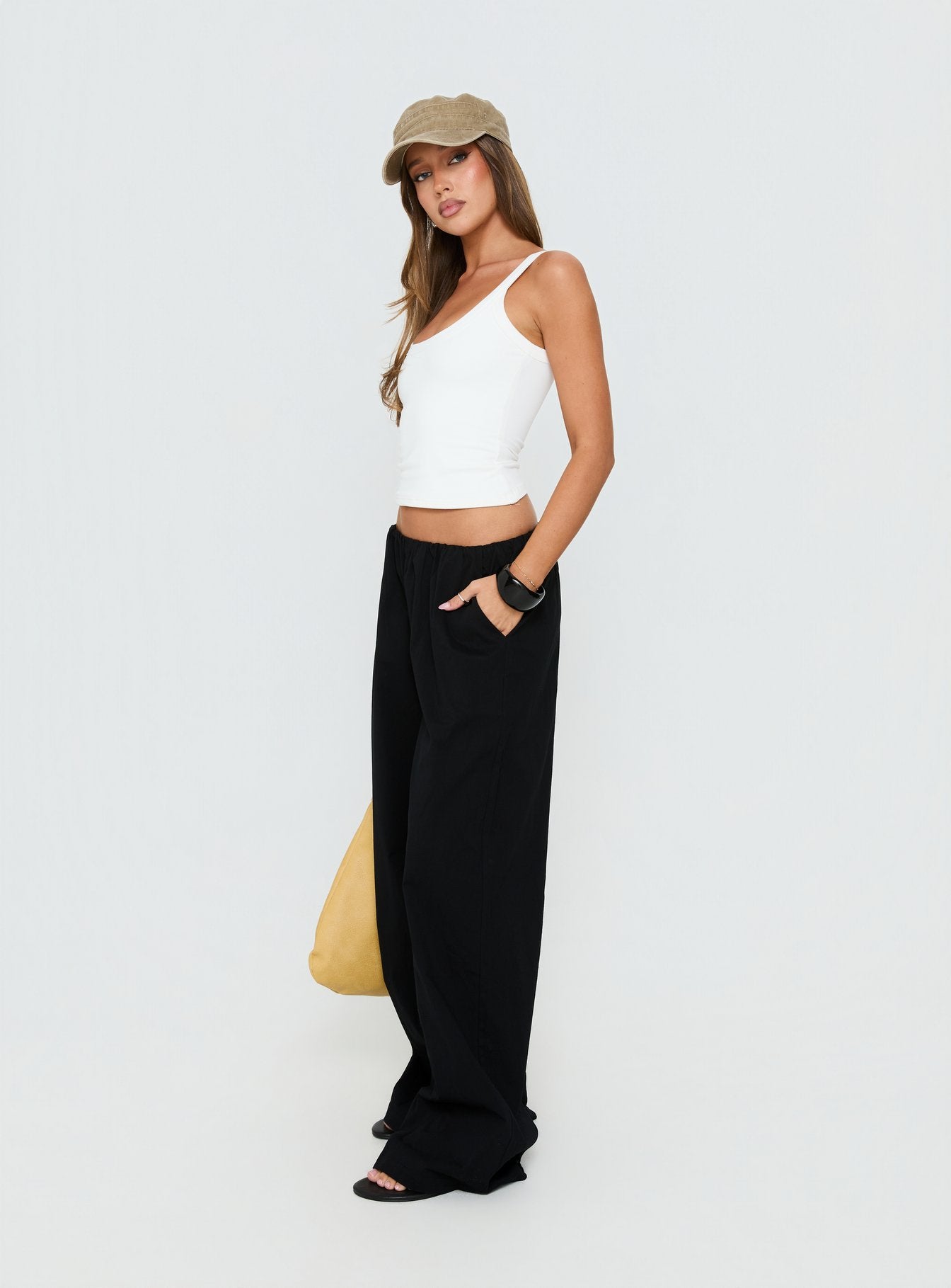 Lunea Concealed Waistband Pants Black - Image 4