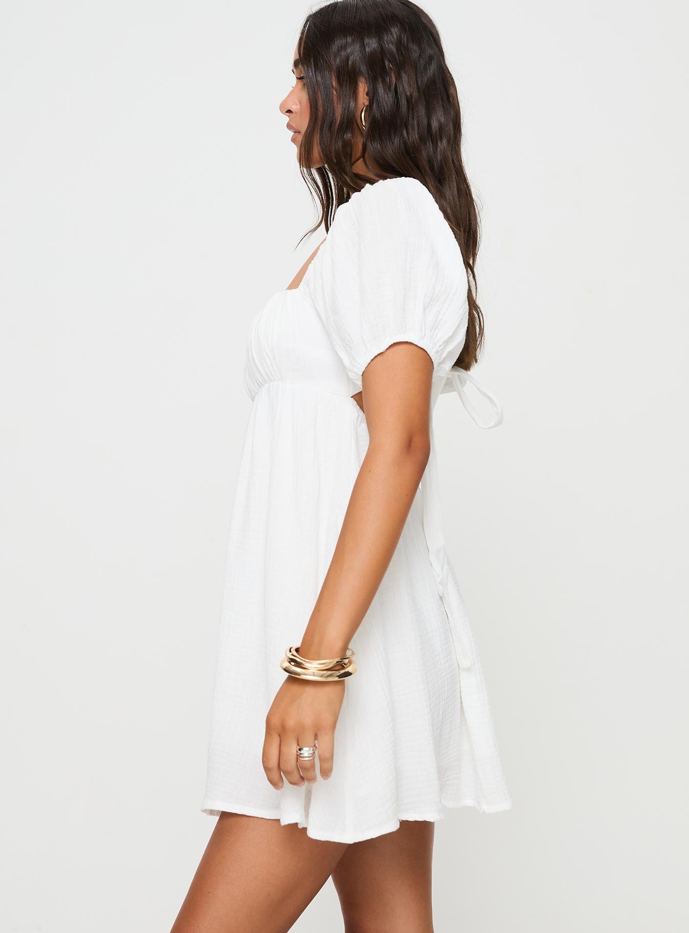 Let's Dance Mini Dress White - Image 4