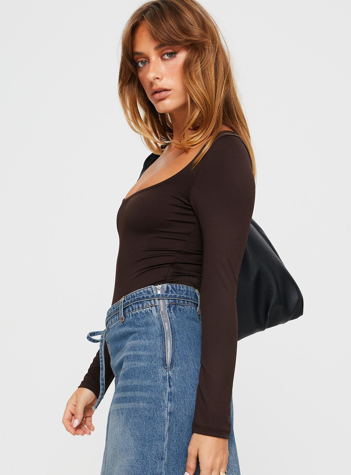 Ellery Bodysuit Brown Tall - Image 4