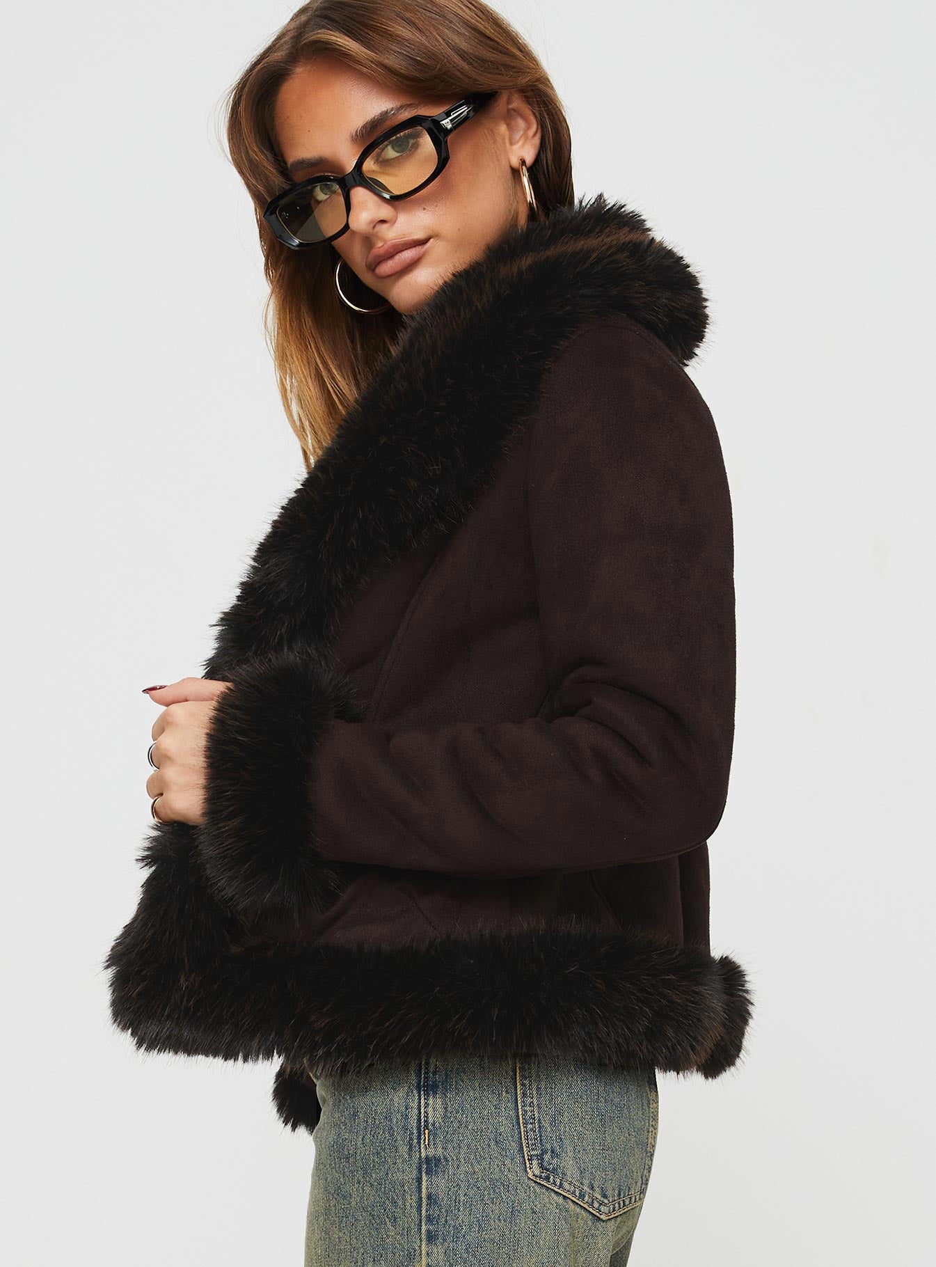 Graciel Penny Lane Jacket Chocolate - Image 5