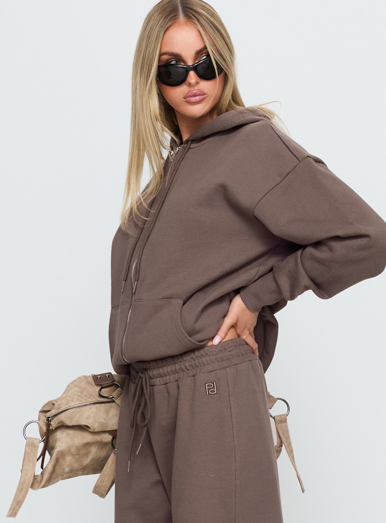 All Day Oversized Hoodie Mocha - Image 4