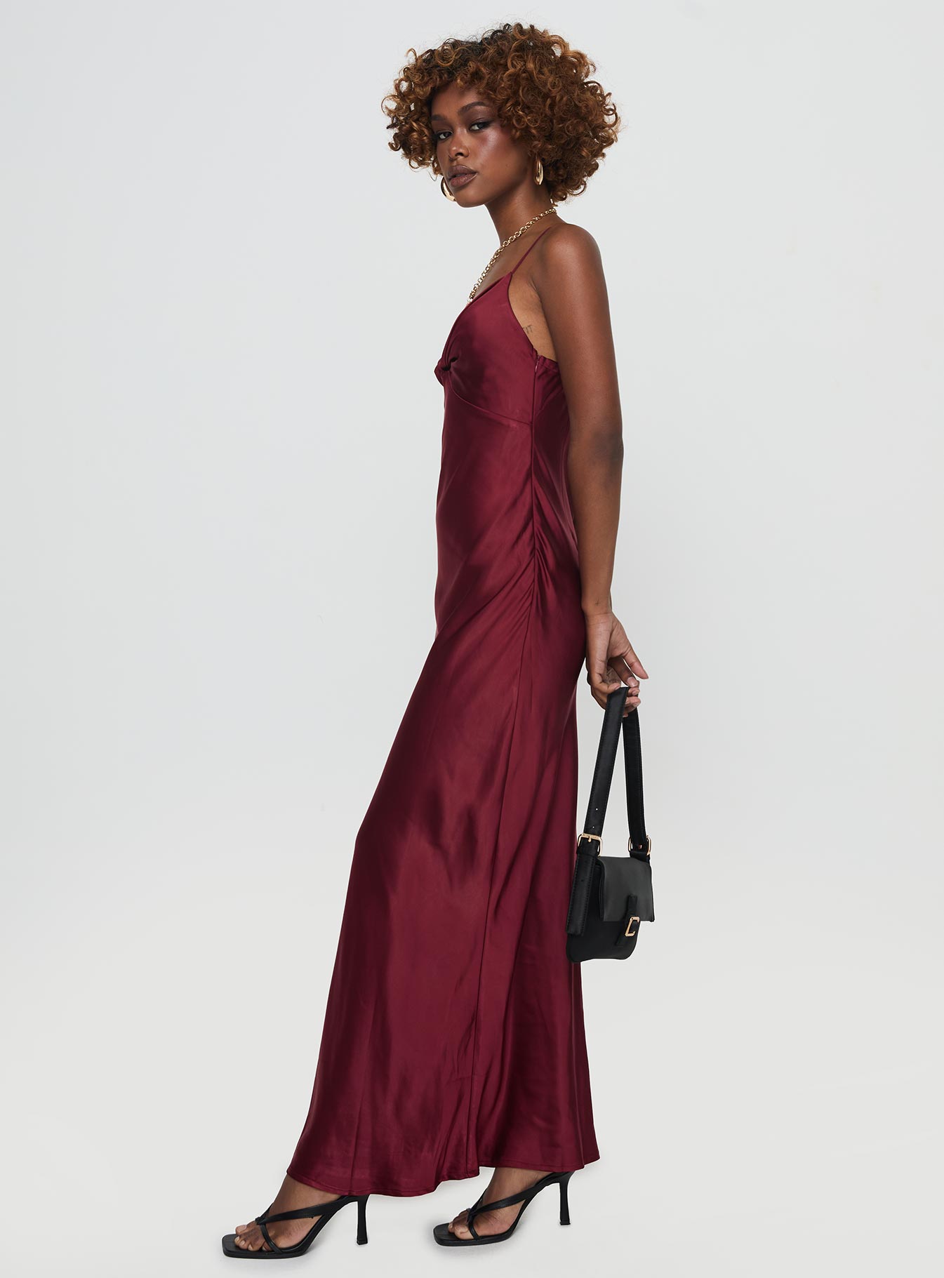 Marilyn Maxi Dress Wine - Image 5