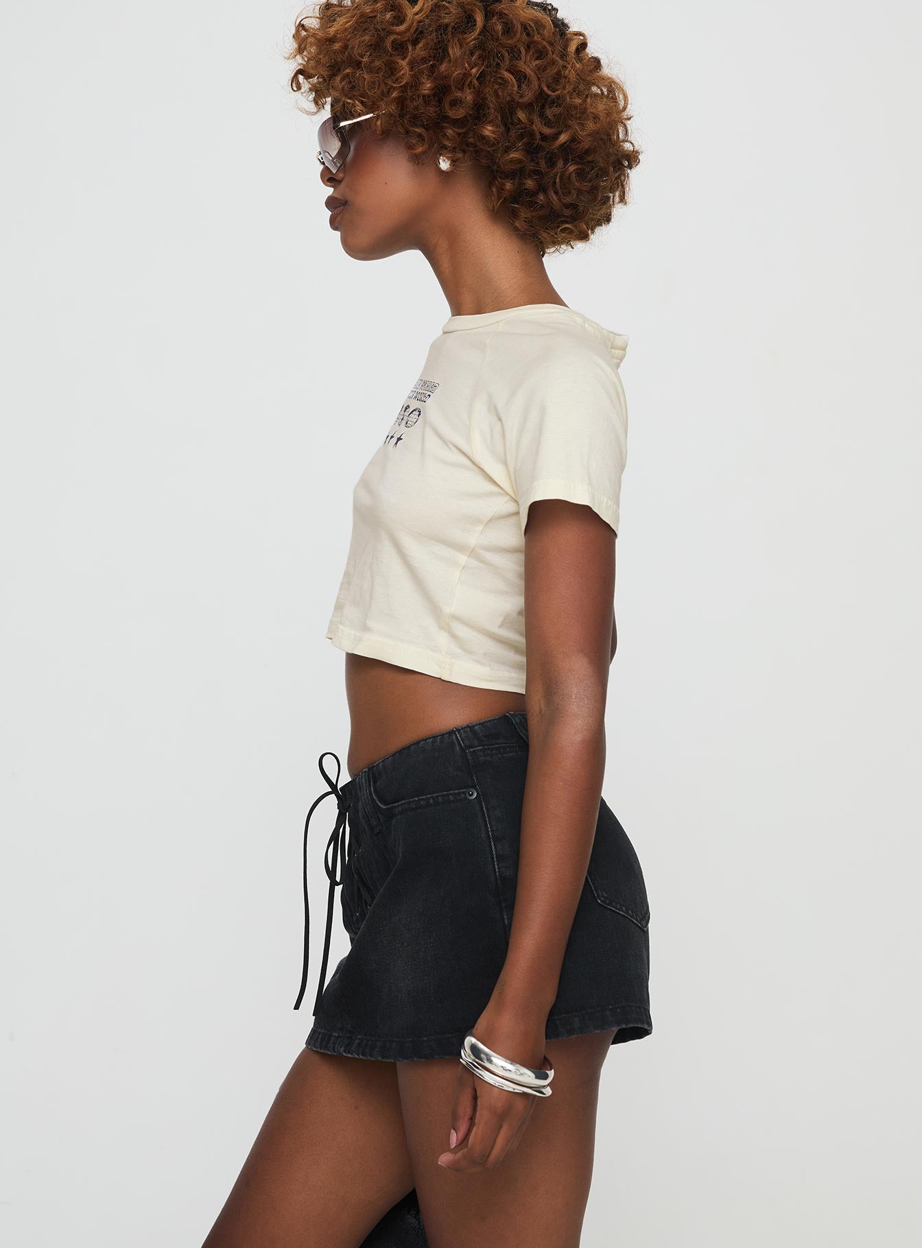 Amethysta Denim Skort Black - Image 4