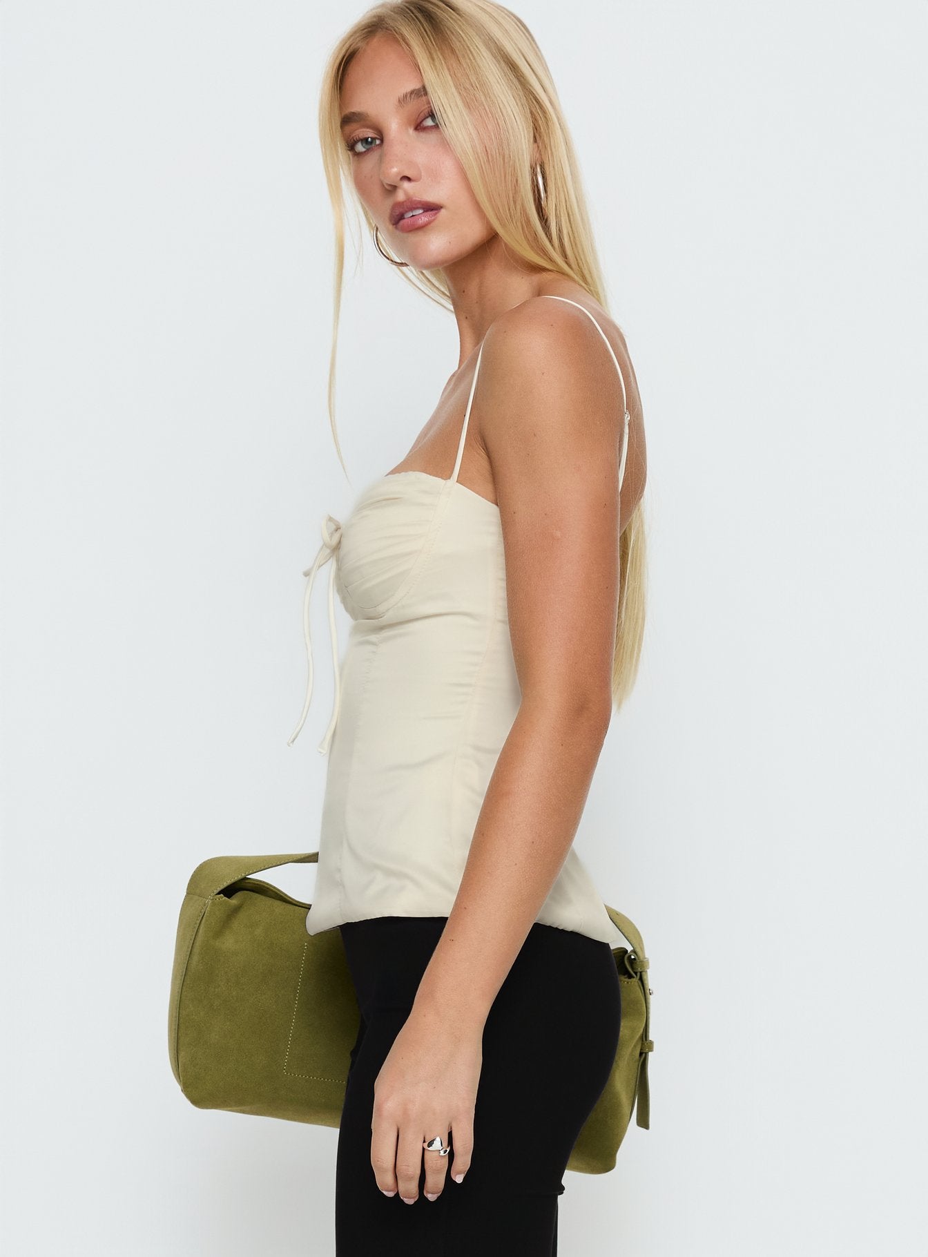 Hildy Tie Back Top Butter - Image 4