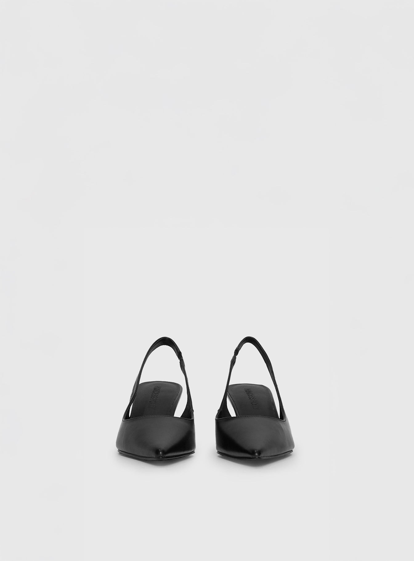 Denalia Pointed Toe Heels Black Matte - Image 4