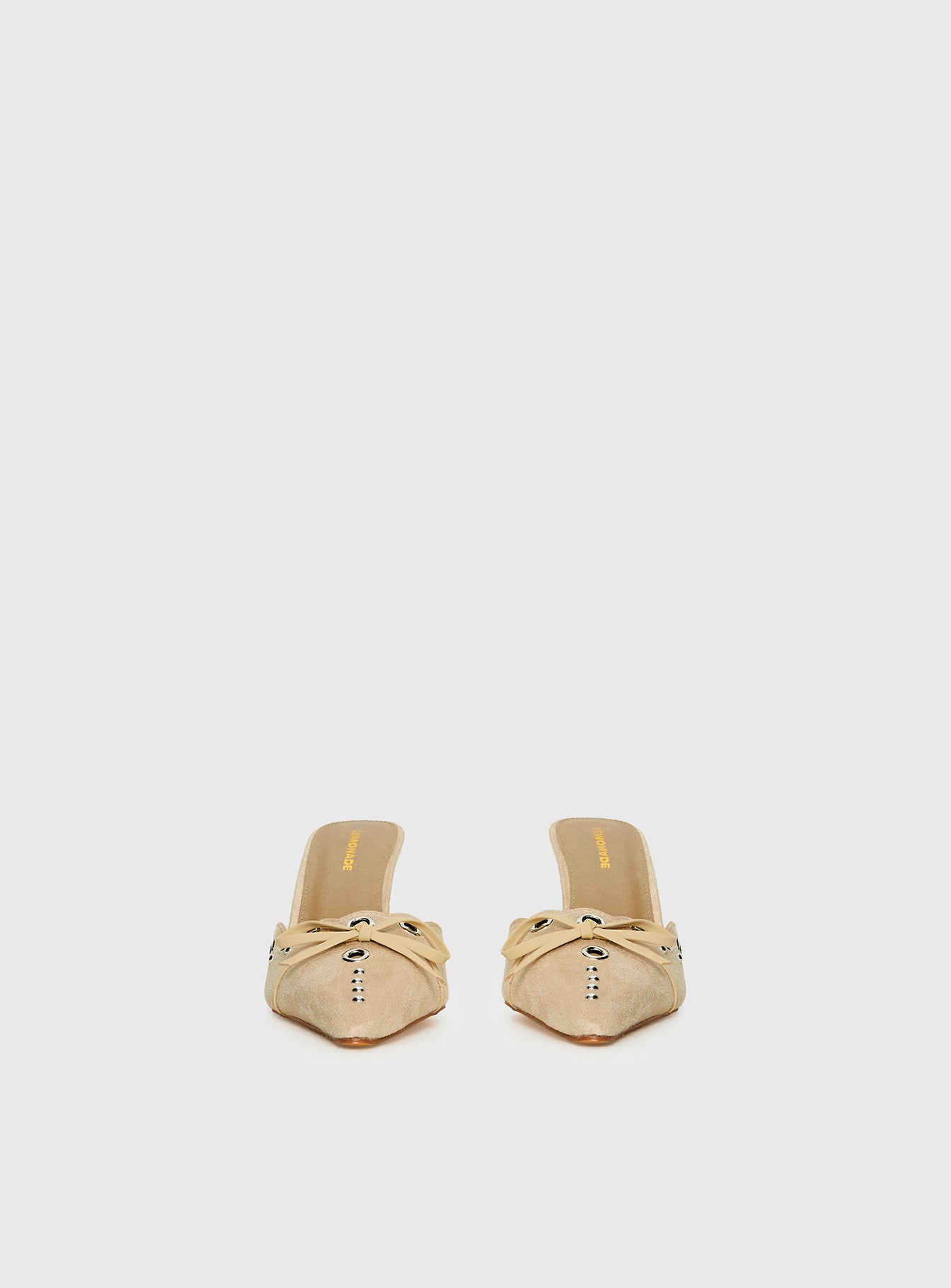 Charisma Pointed Toe Heels Taupe - Image 2