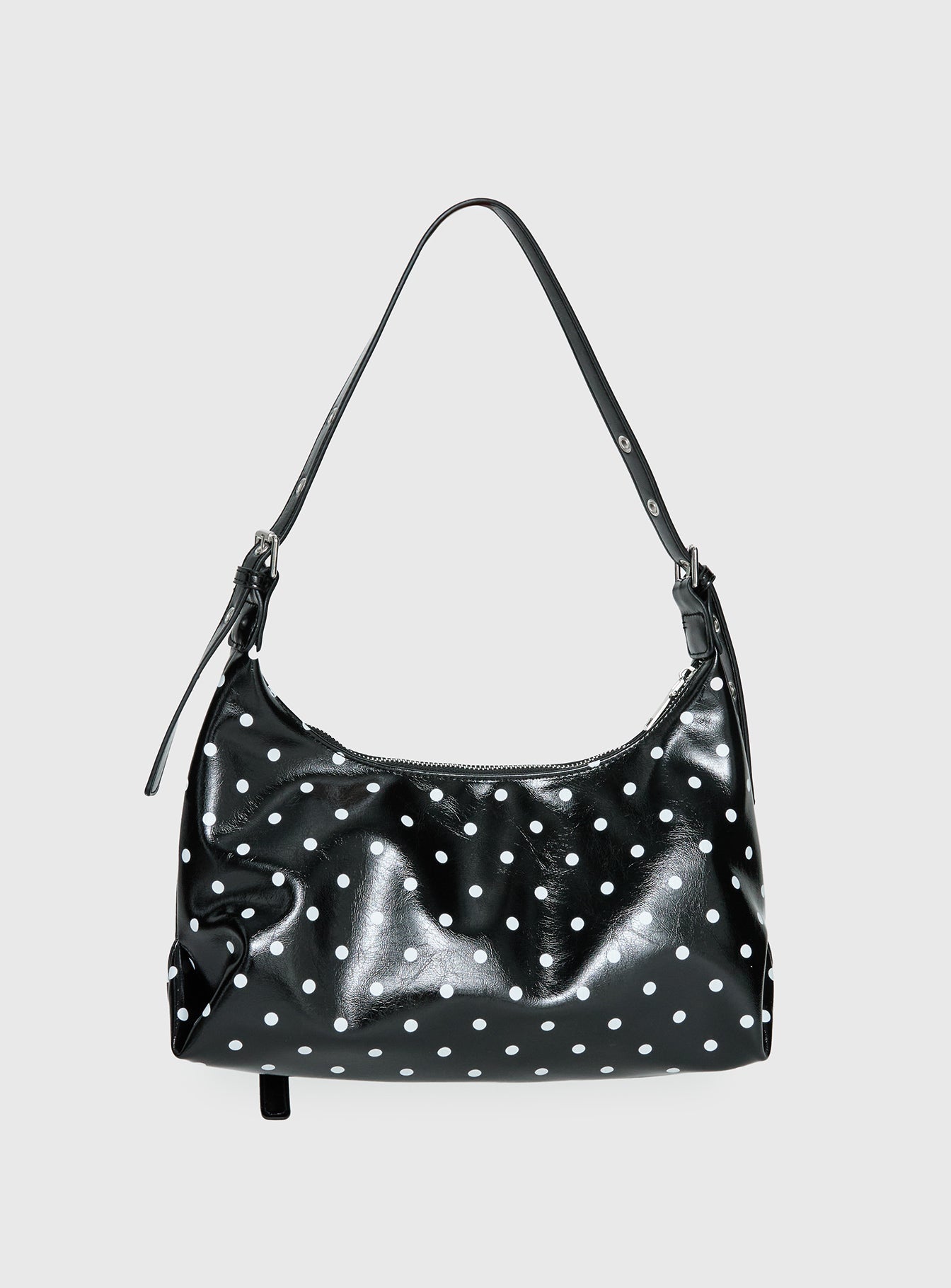 Fabray Cargo Bag Black Polka Dot - Image 4