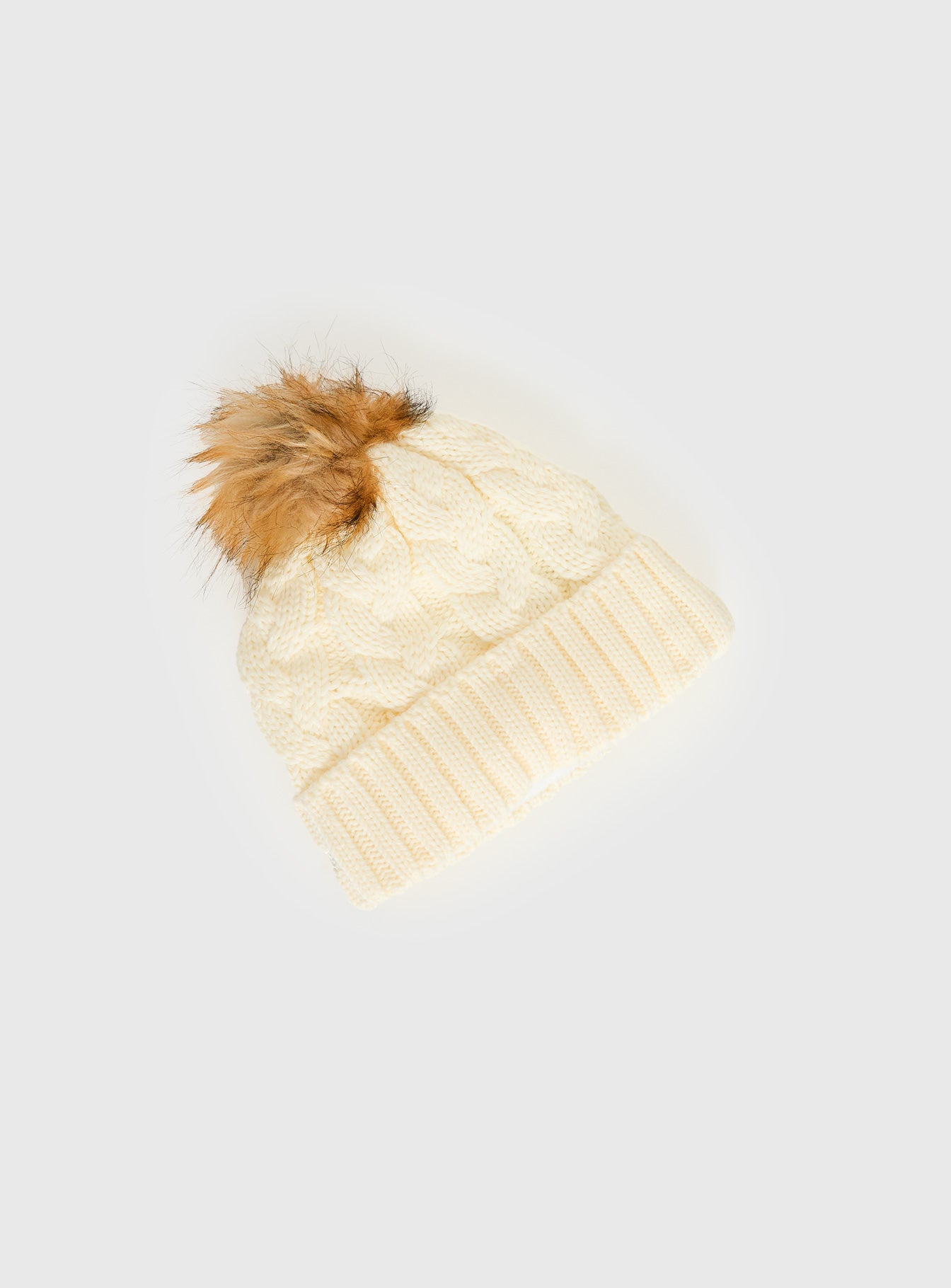 Los Angeles Dodgers Knit Beanie Cream - Image 4