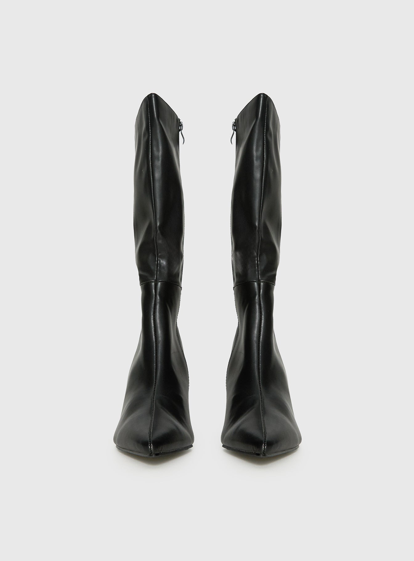 Elodiee Knee High Boots Black - Image 3