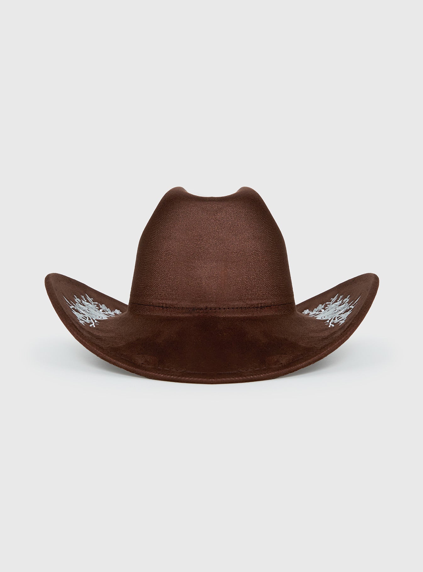 Another Level Embroidered Cowboy Hat Brown - Image 4